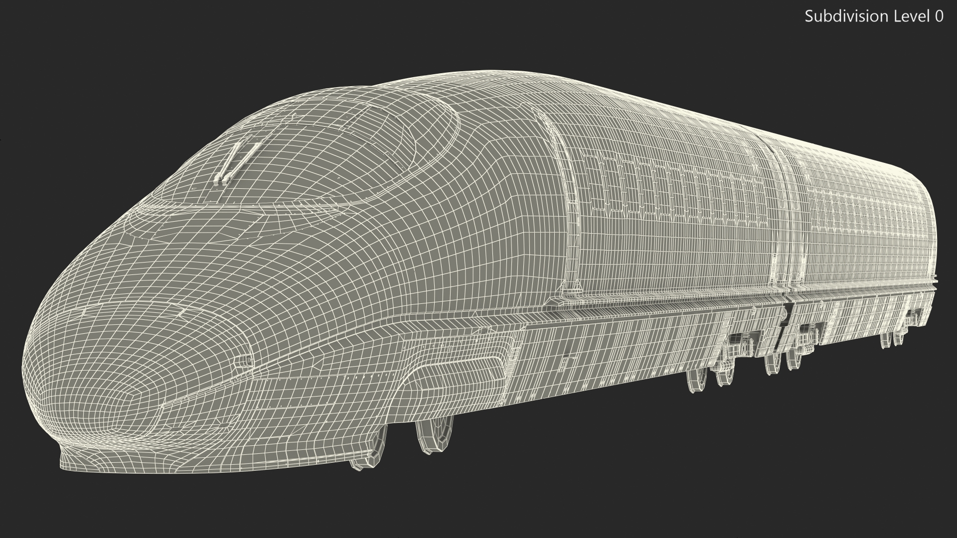 3D Very High Speed Train