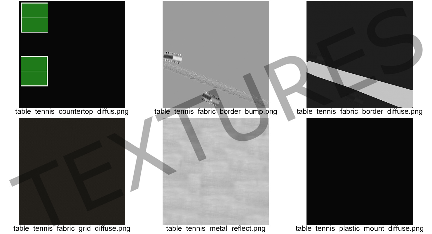 3D model Table Tennis Generic