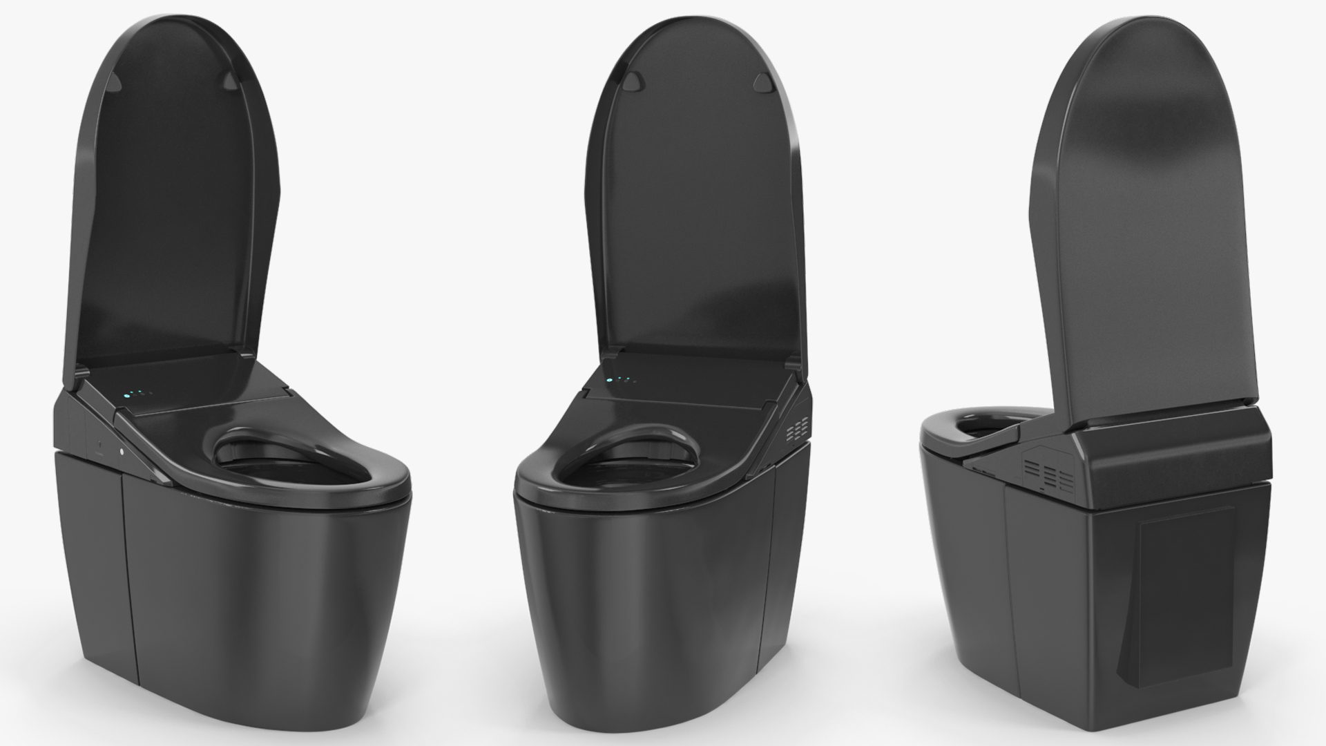 Smart Bidet Toilet Black - view 2
