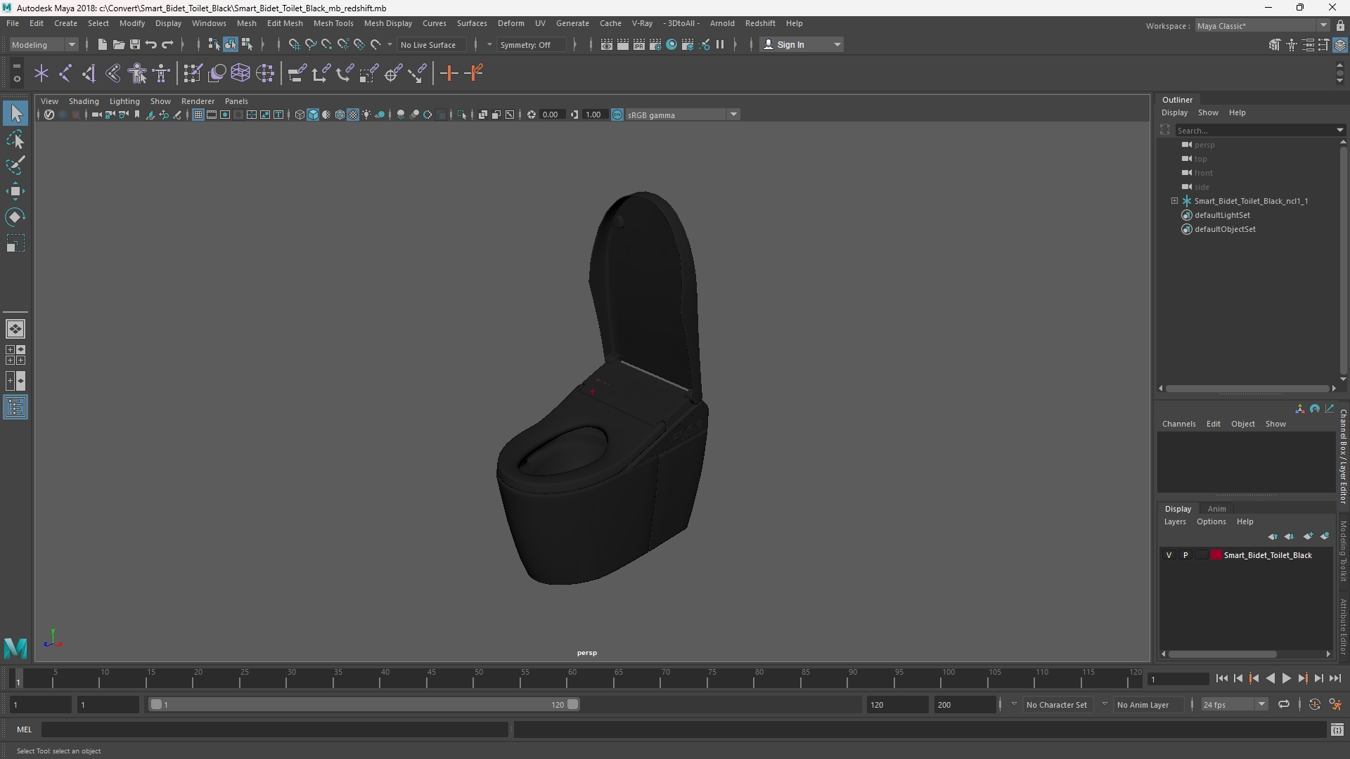 Smart Bidet Toilet Black - view 11
