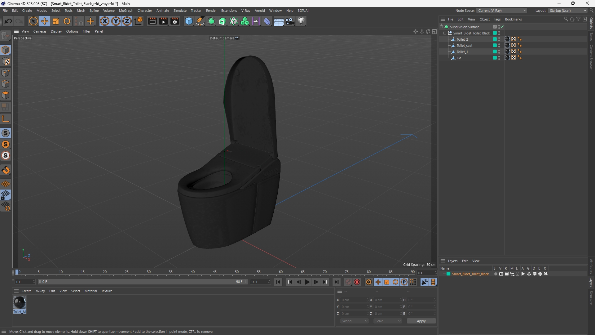 Smart Bidet Toilet Black - view 12
