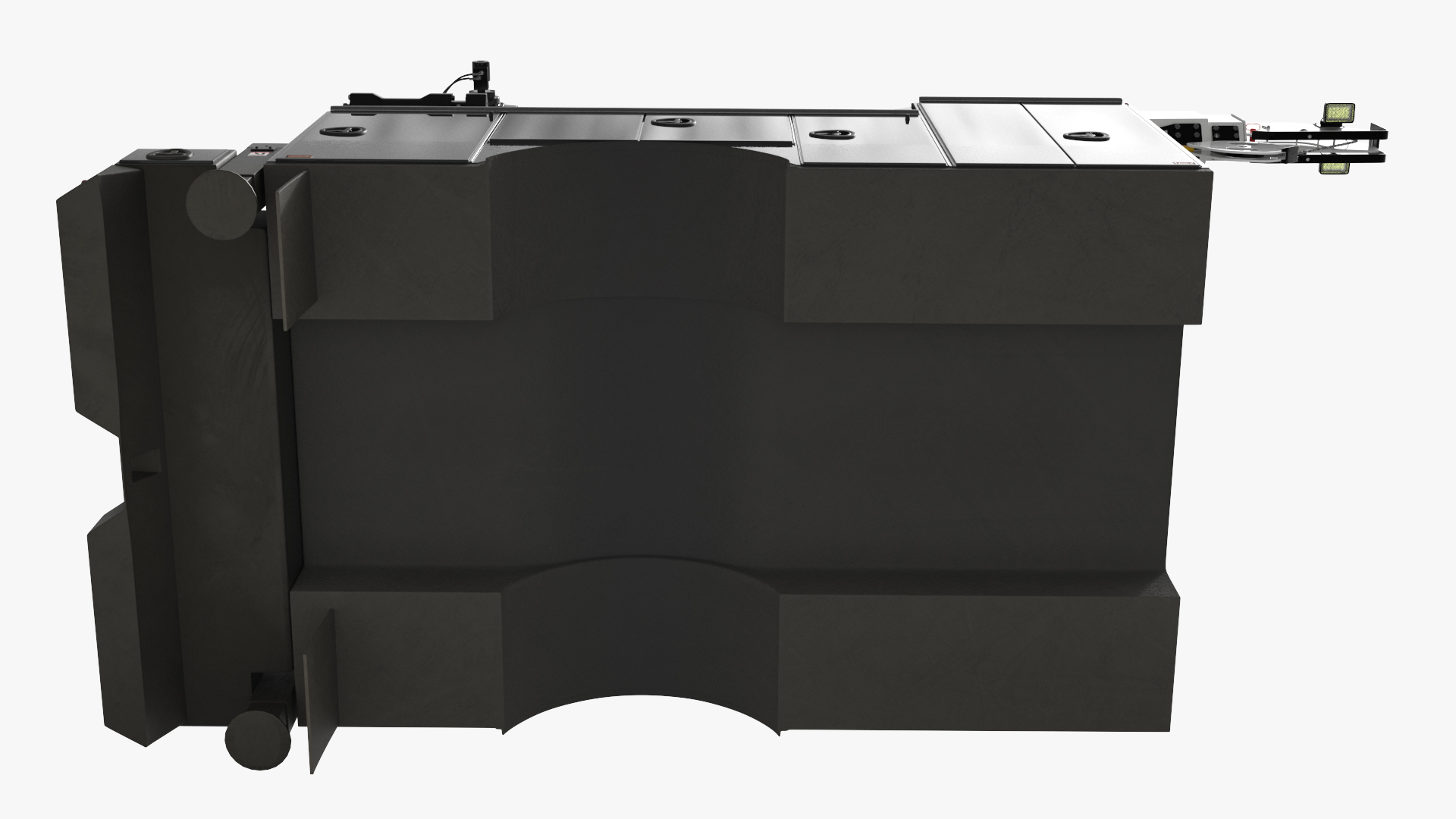 VMAC Utility Service Bed with Summit Crane Arm Rigged - view 7