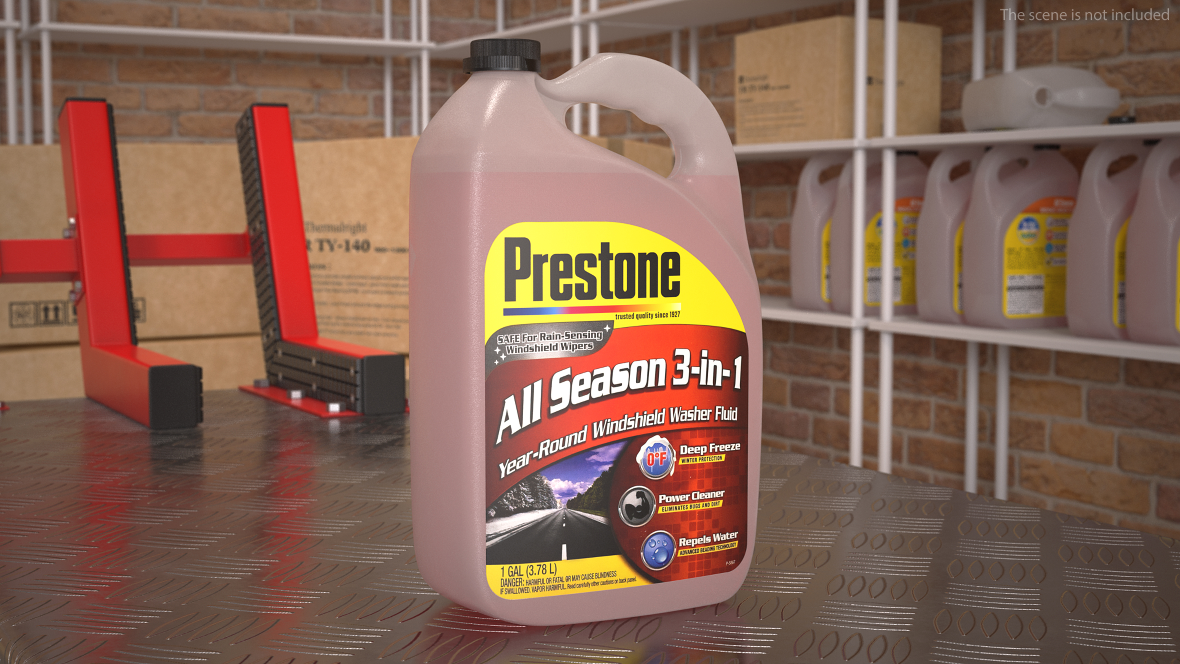 3D All Season Windshield Washer Fluid Prestone model