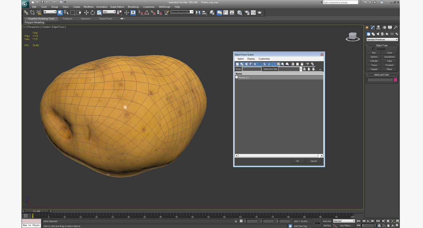 3D model Potato
