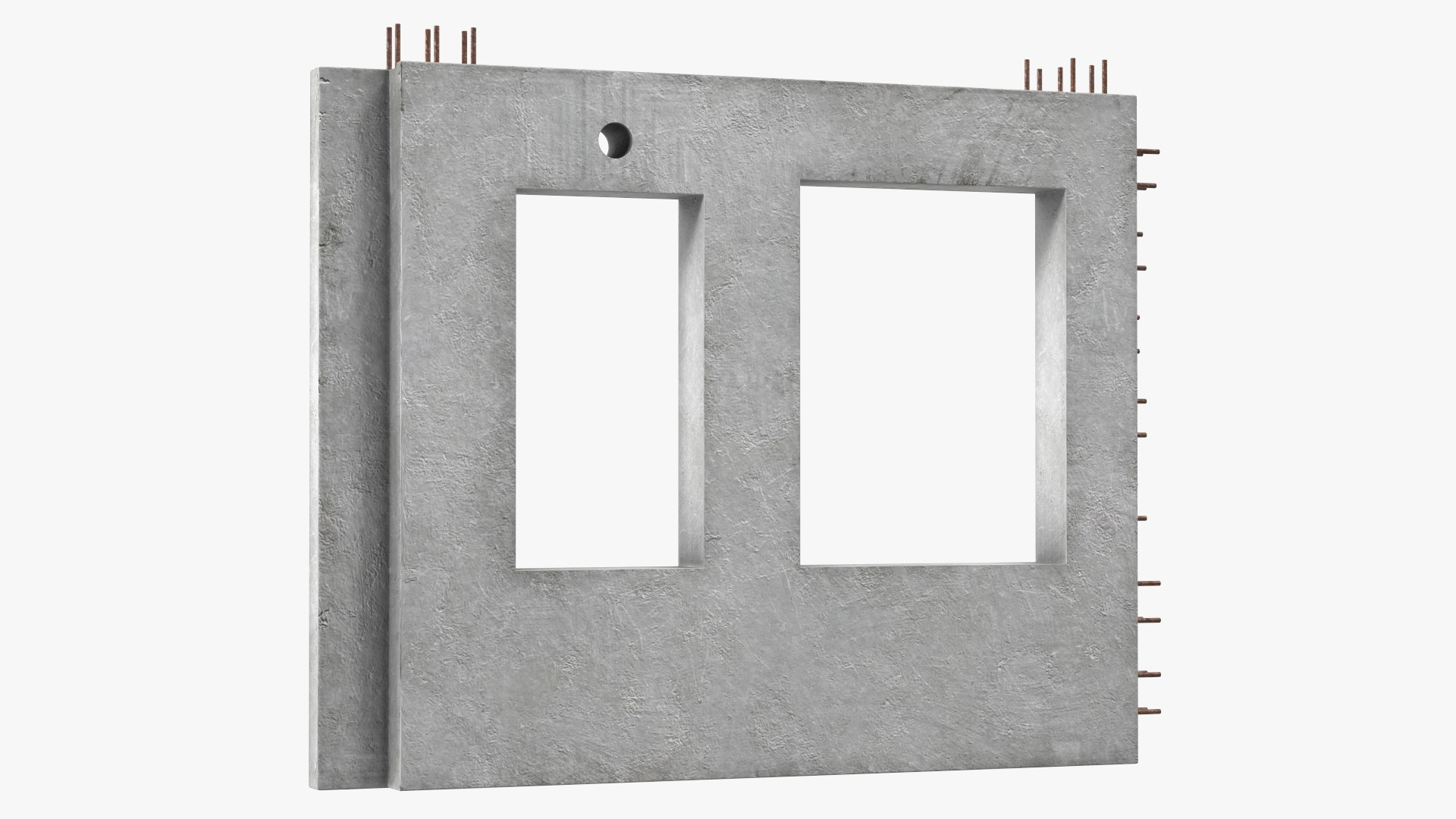 3D Precast Wall Panel model