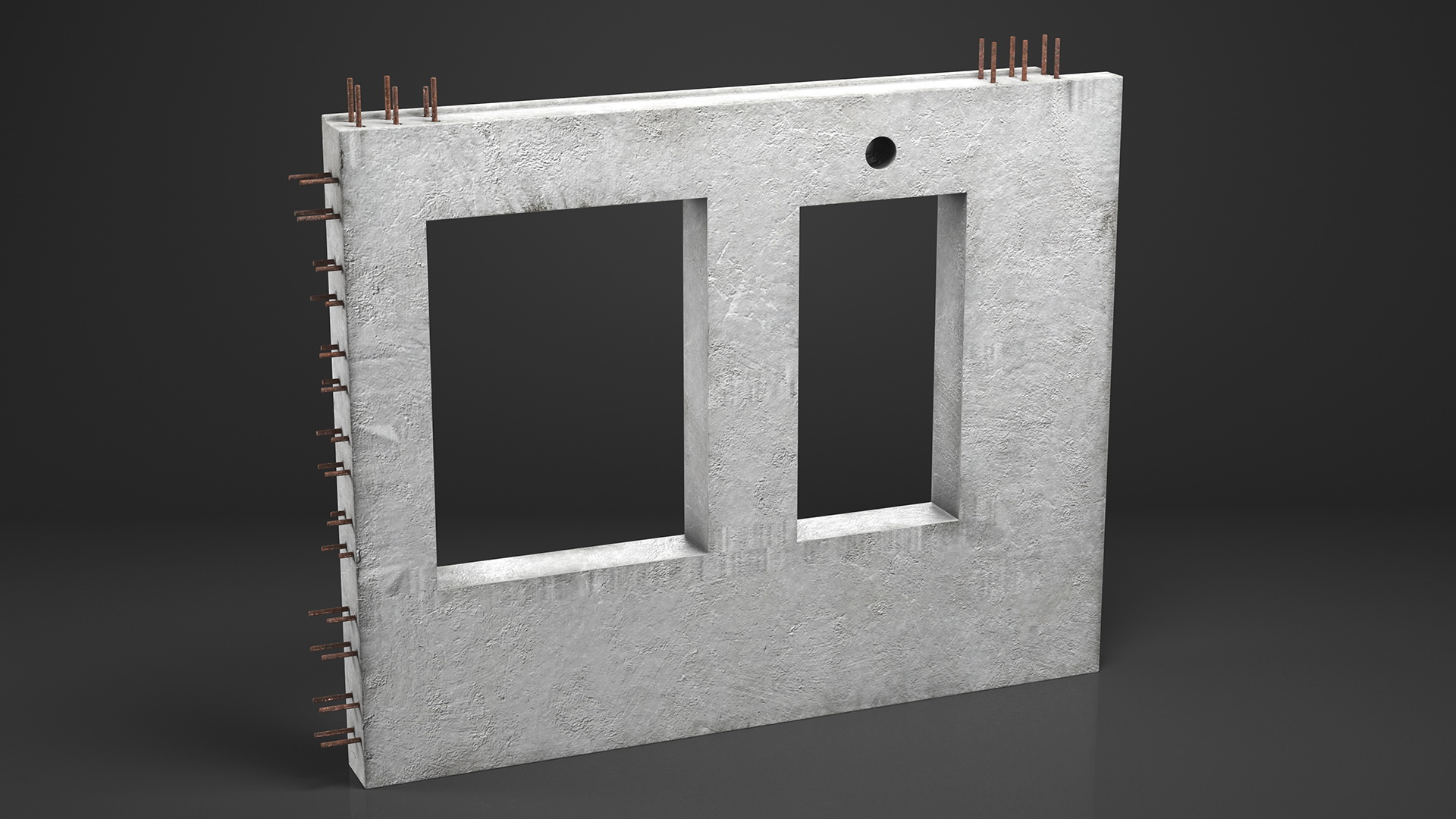 3D Precast Wall Panel model