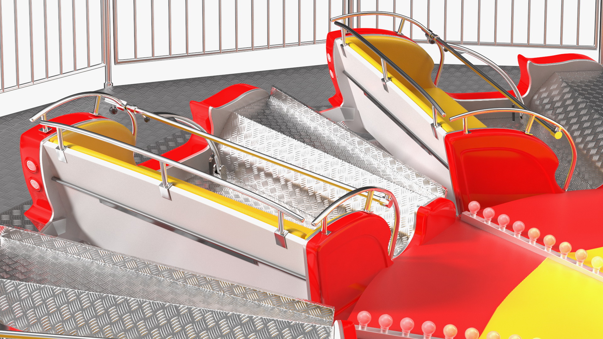 3D Flat Ride Theme Park Attraction
