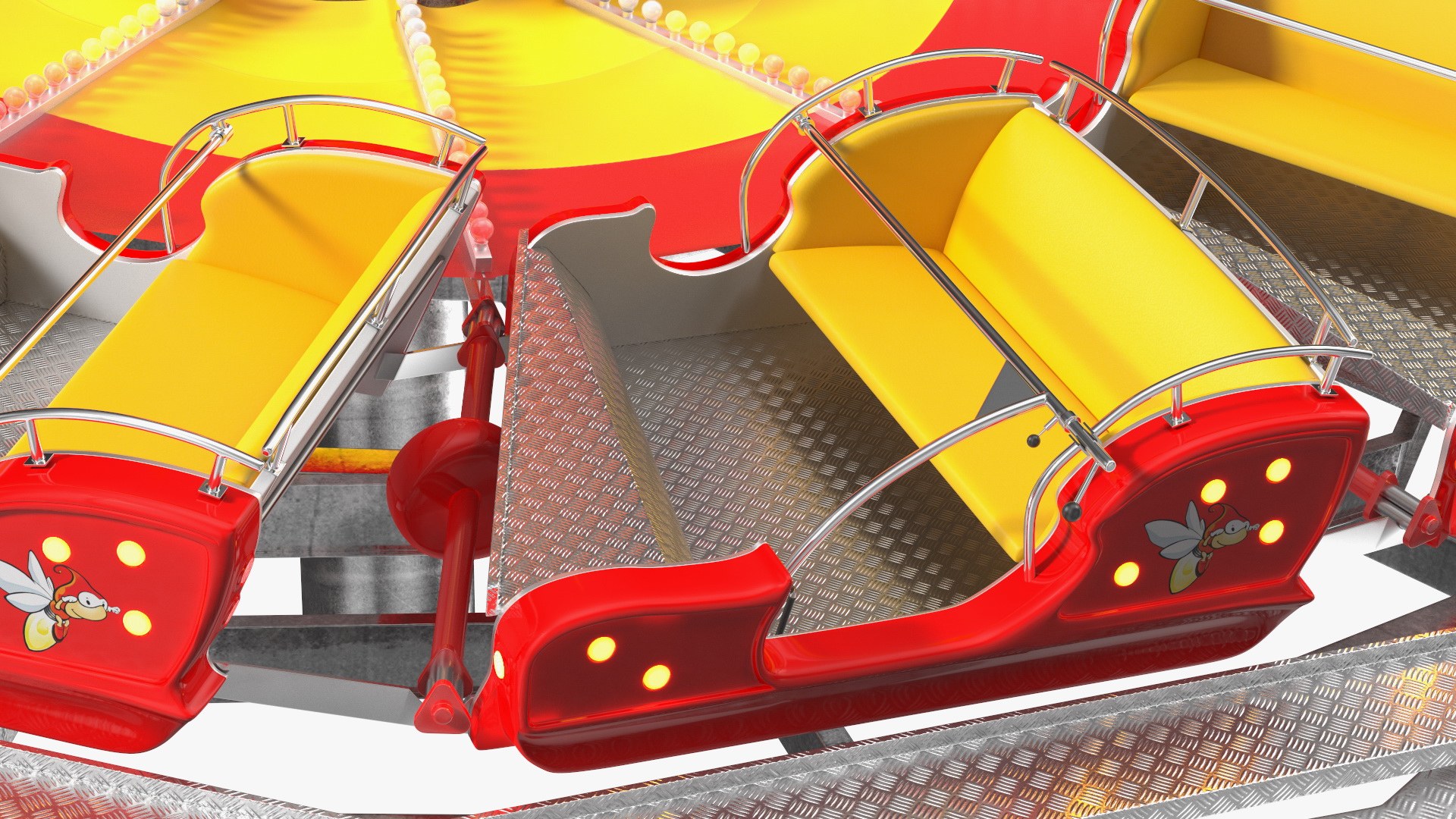 3D Flat Ride Theme Park Attraction