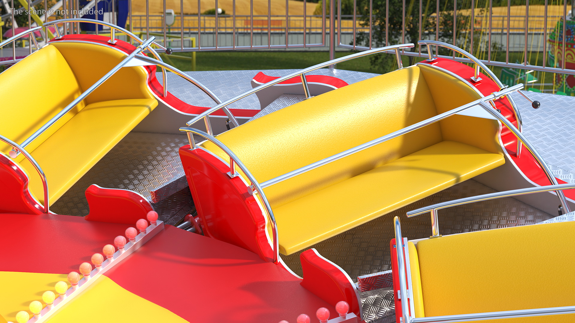 3D Flat Ride Theme Park Attraction