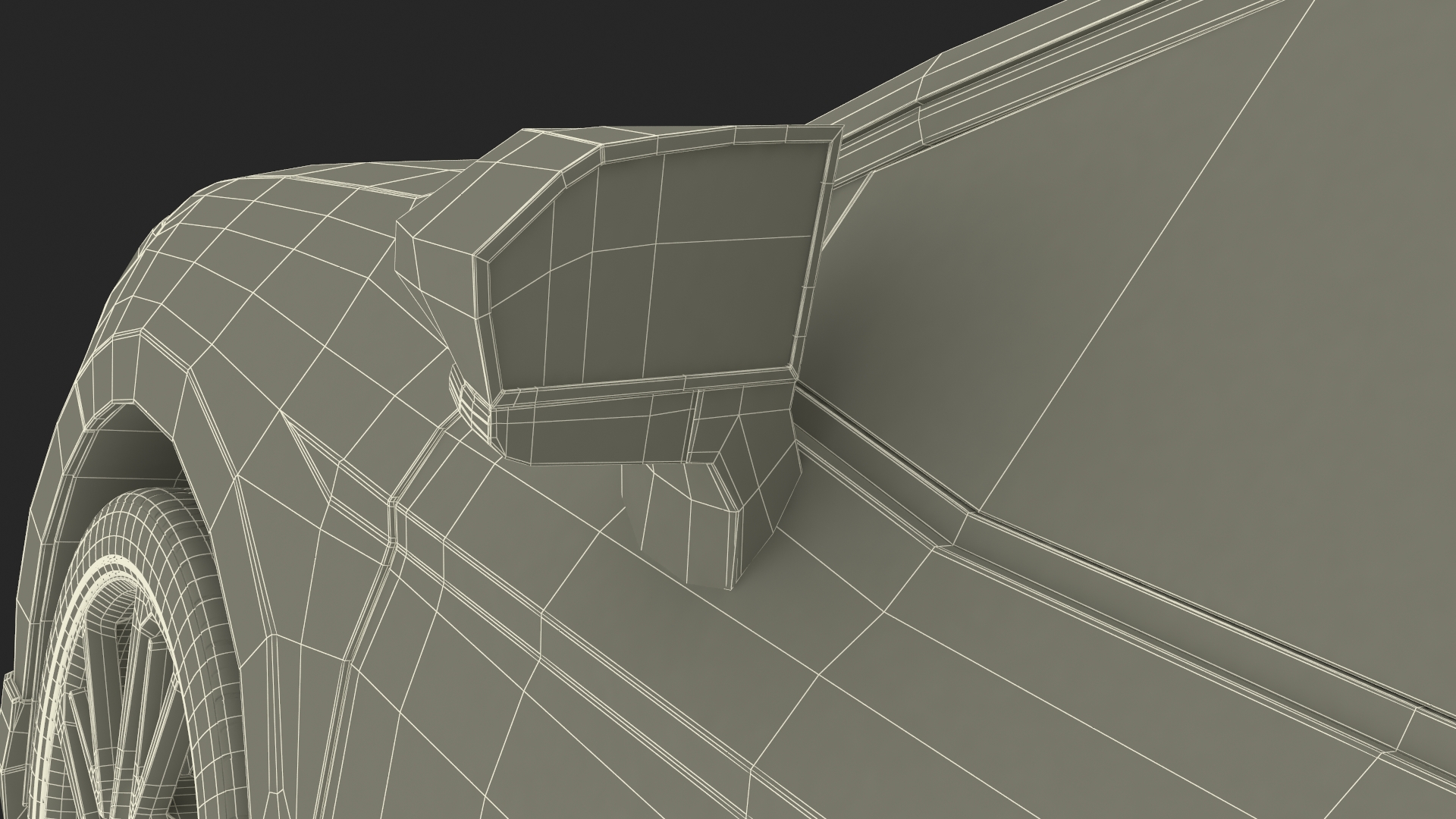 3D Redesigned Sedan Gray