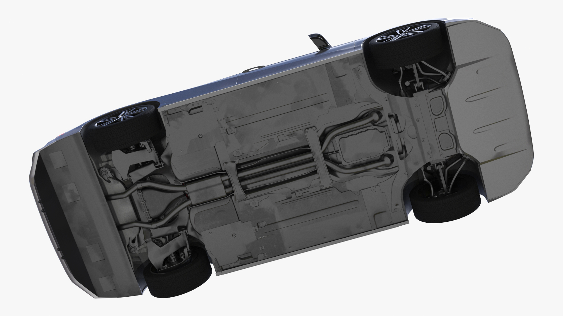 3D Redesigned Sedan Gray