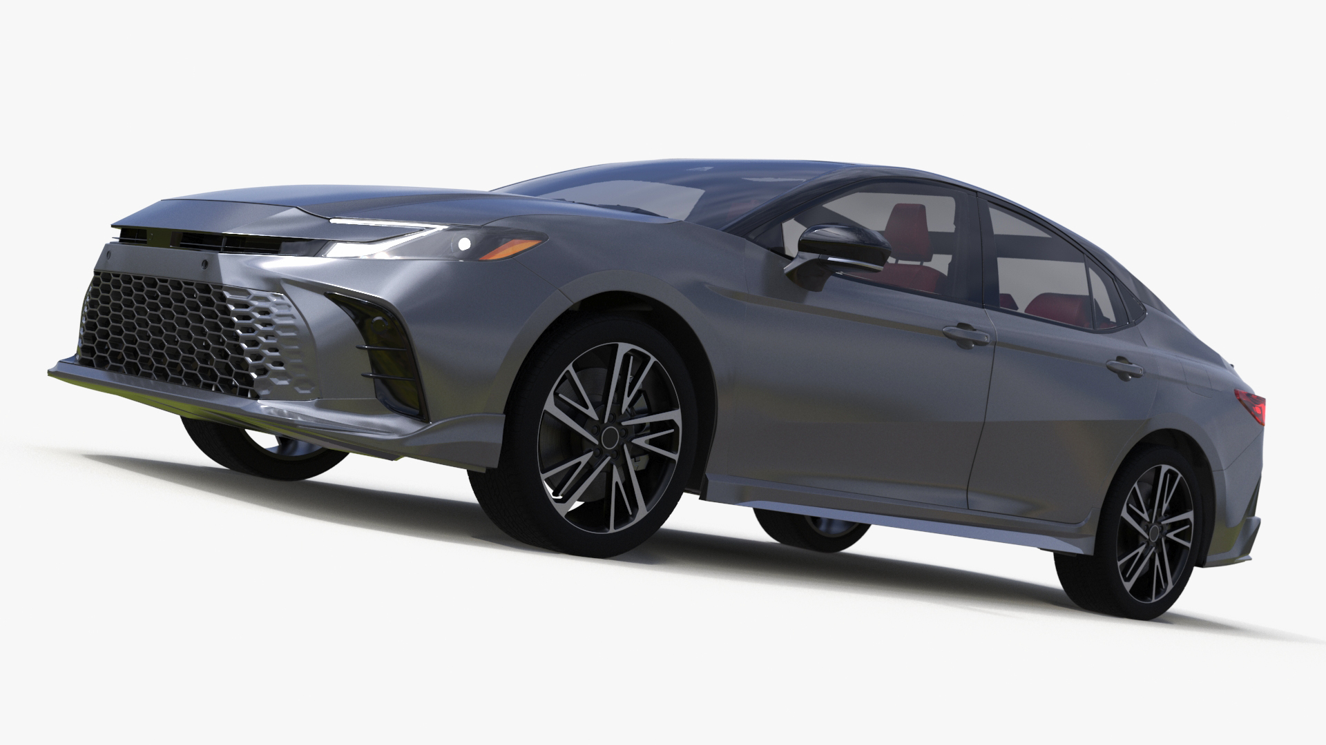 3D Redesigned Sedan Gray