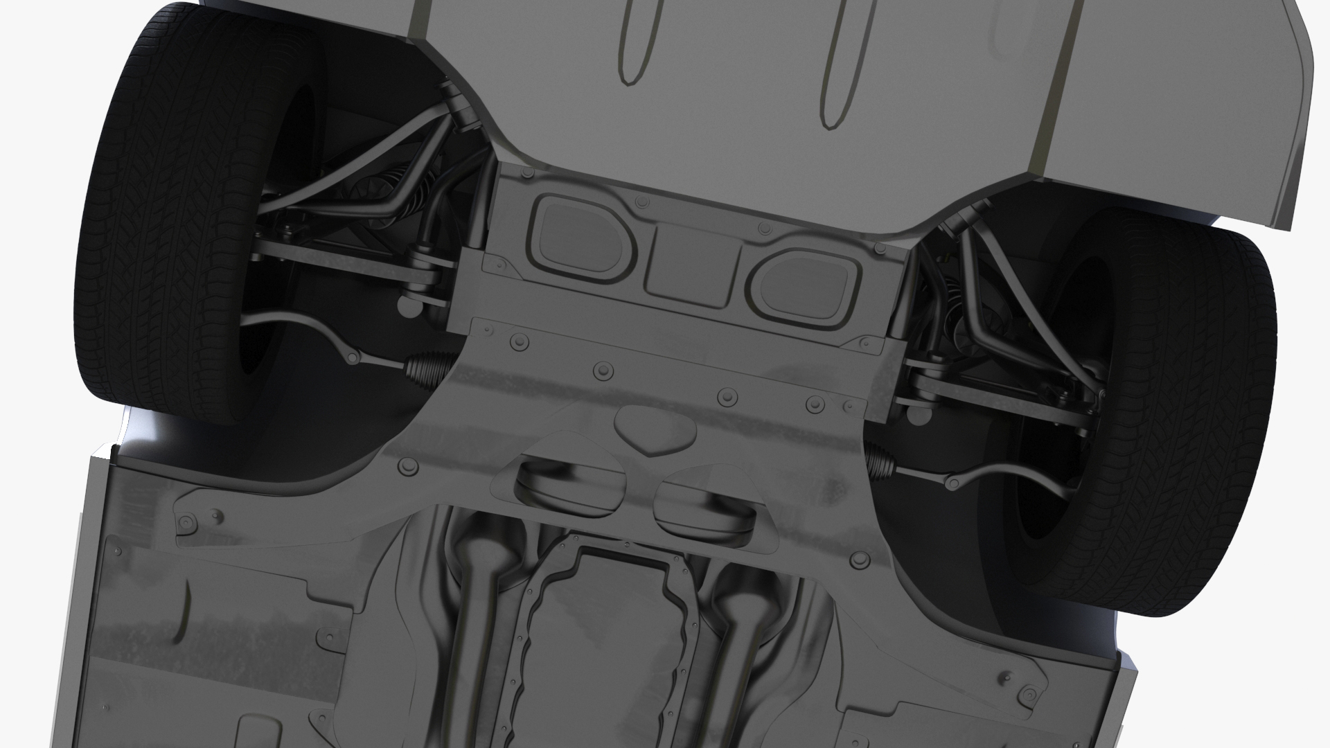 3D Redesigned Sedan Gray