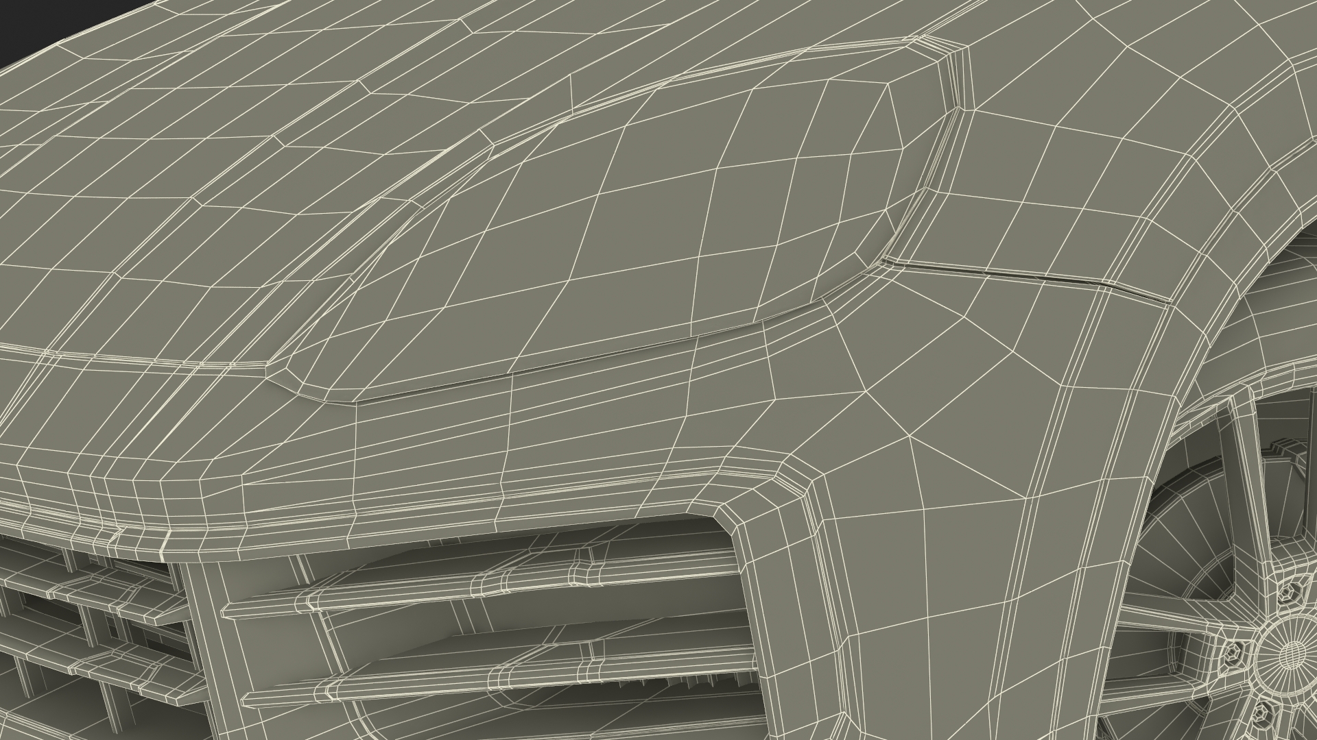 Porsche Cayenne Turbo E-Hybrid SUV 2024 White Rigged 3D