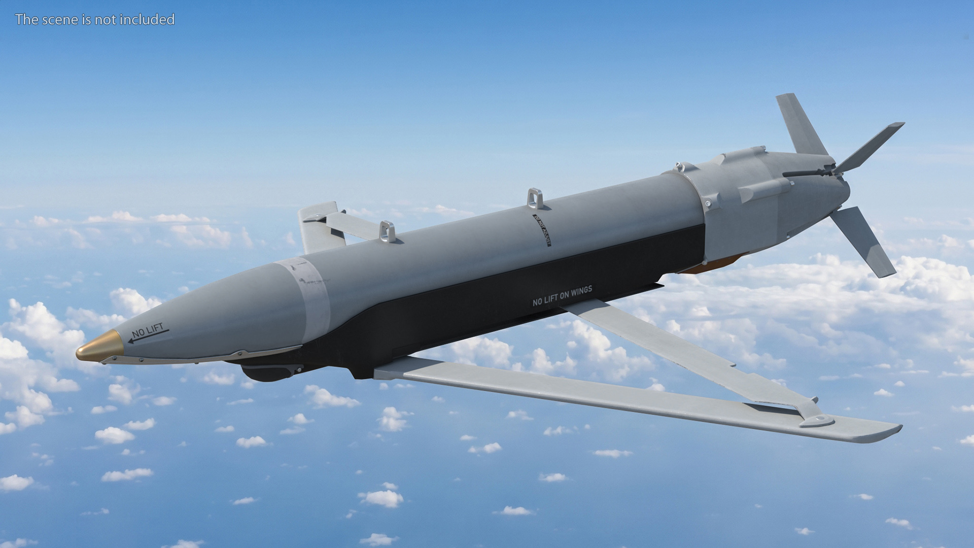 GBU-39 Small Diameter Bomb Game Ready, view 4