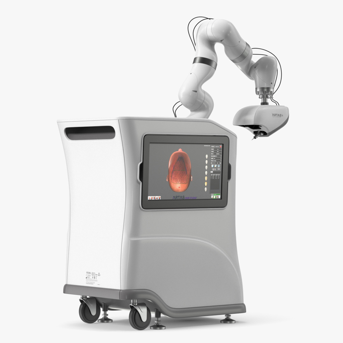 3D ARTAS Robotic Hair Restoration Rigged for Maya