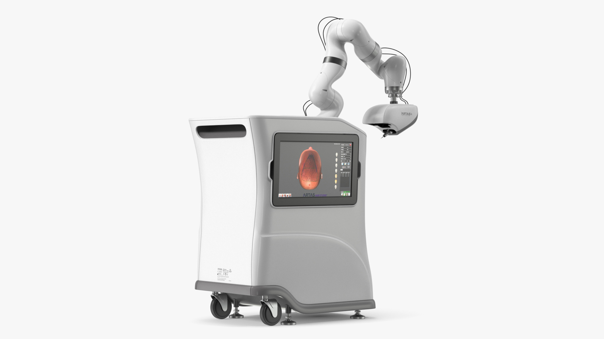 3D ARTAS Robotic Hair Restoration Rigged for Maya