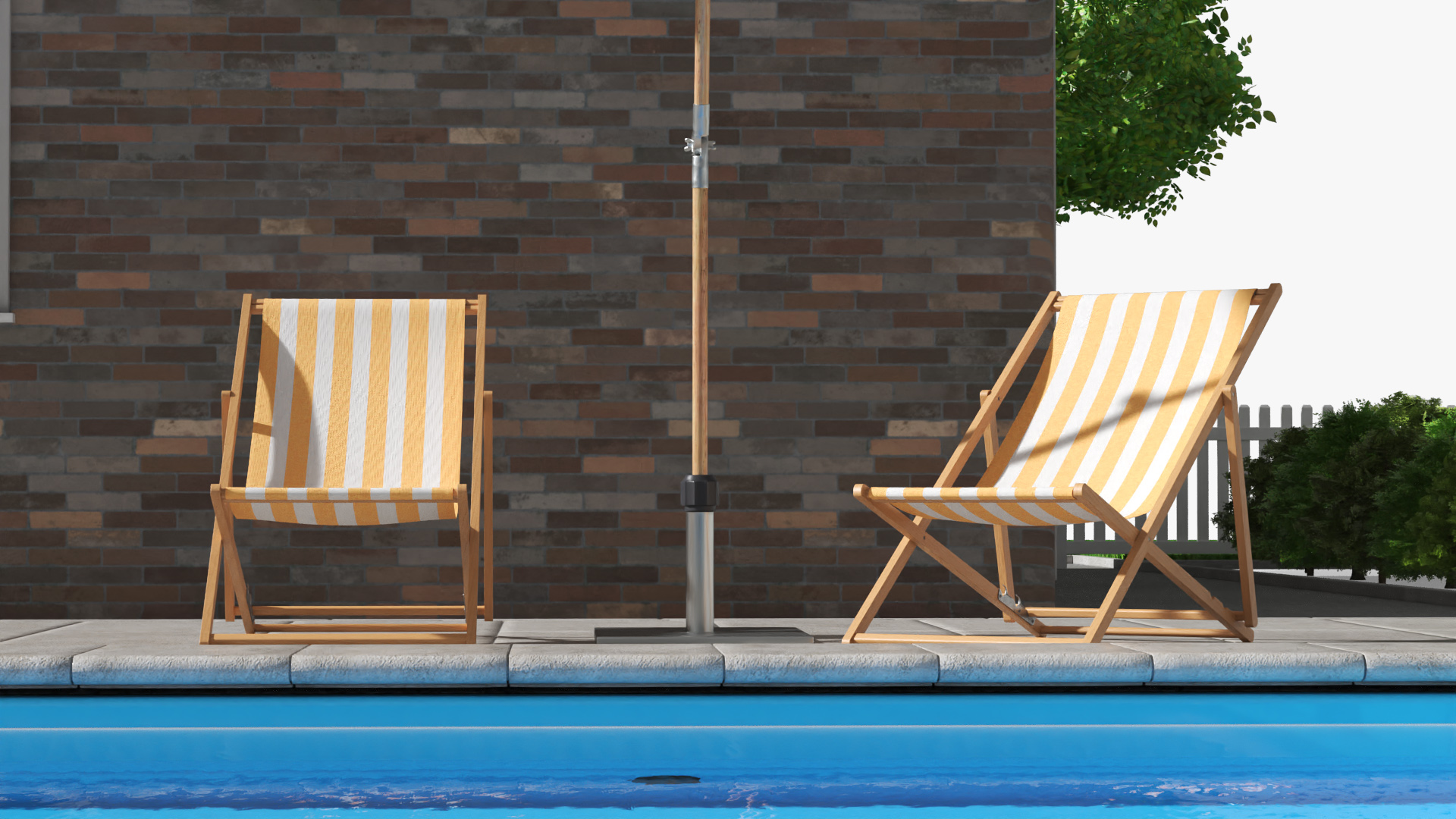 Scene House with Garden Pool and Tesla Exterior Fur - view 9