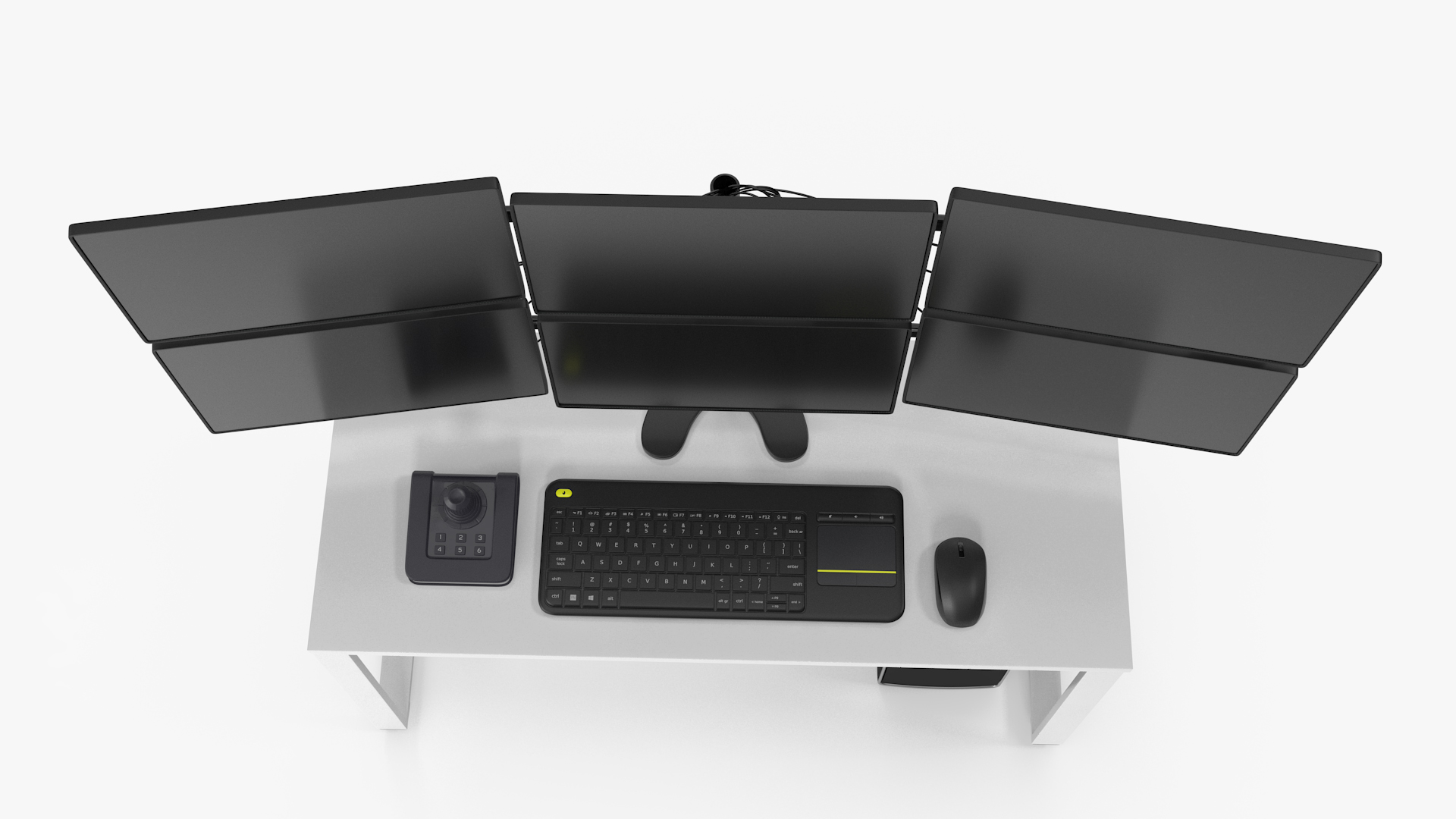 3D model Disabled Factory Computer