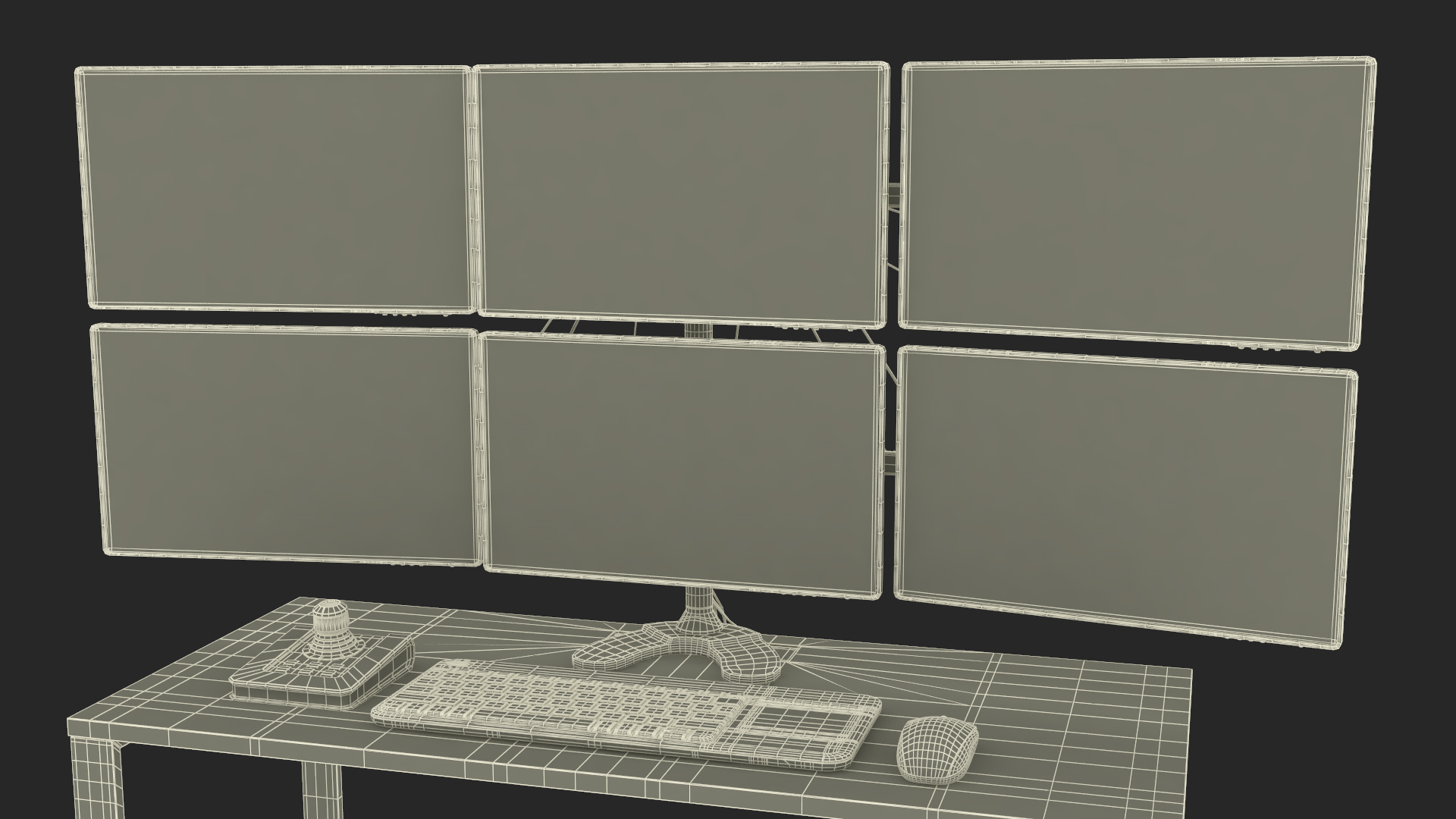 3D model Disabled Factory Computer