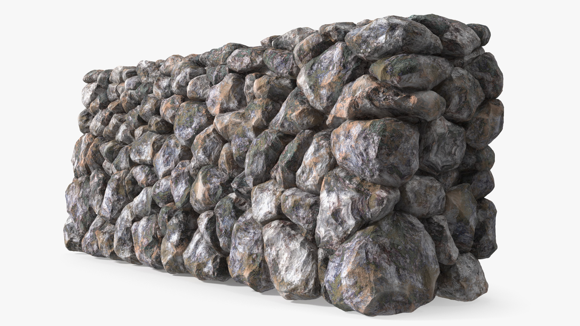 3D Marble Rock Wall