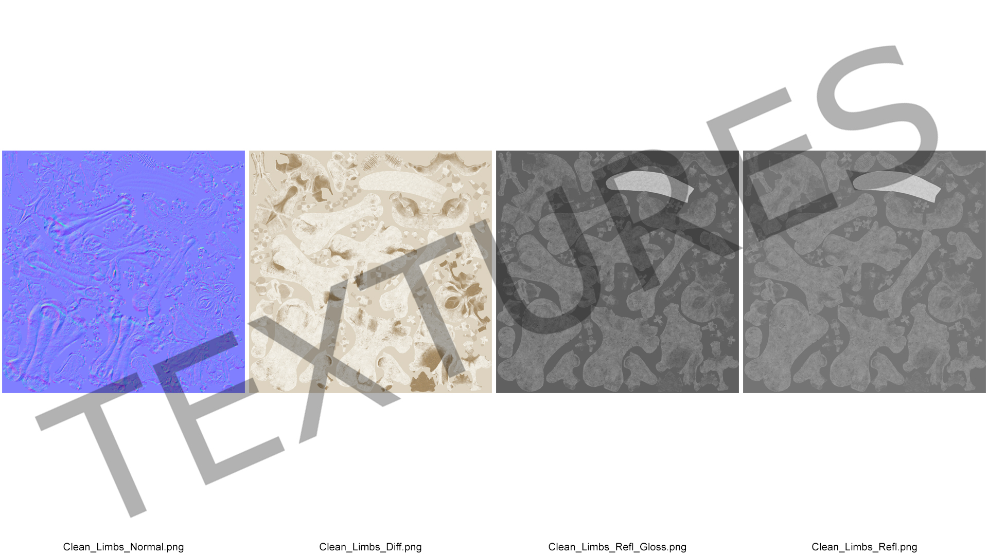 Mammoth Leg Bones 3D