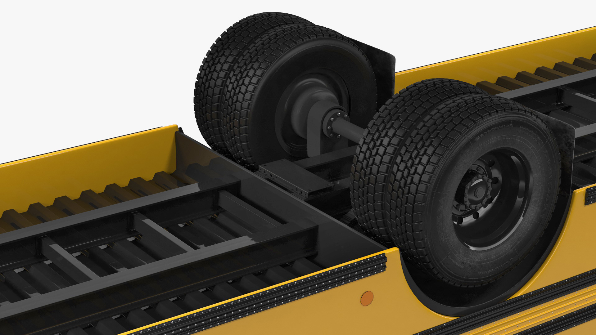 3D model Electric Blue Bird Vision School Bus Exterior Only