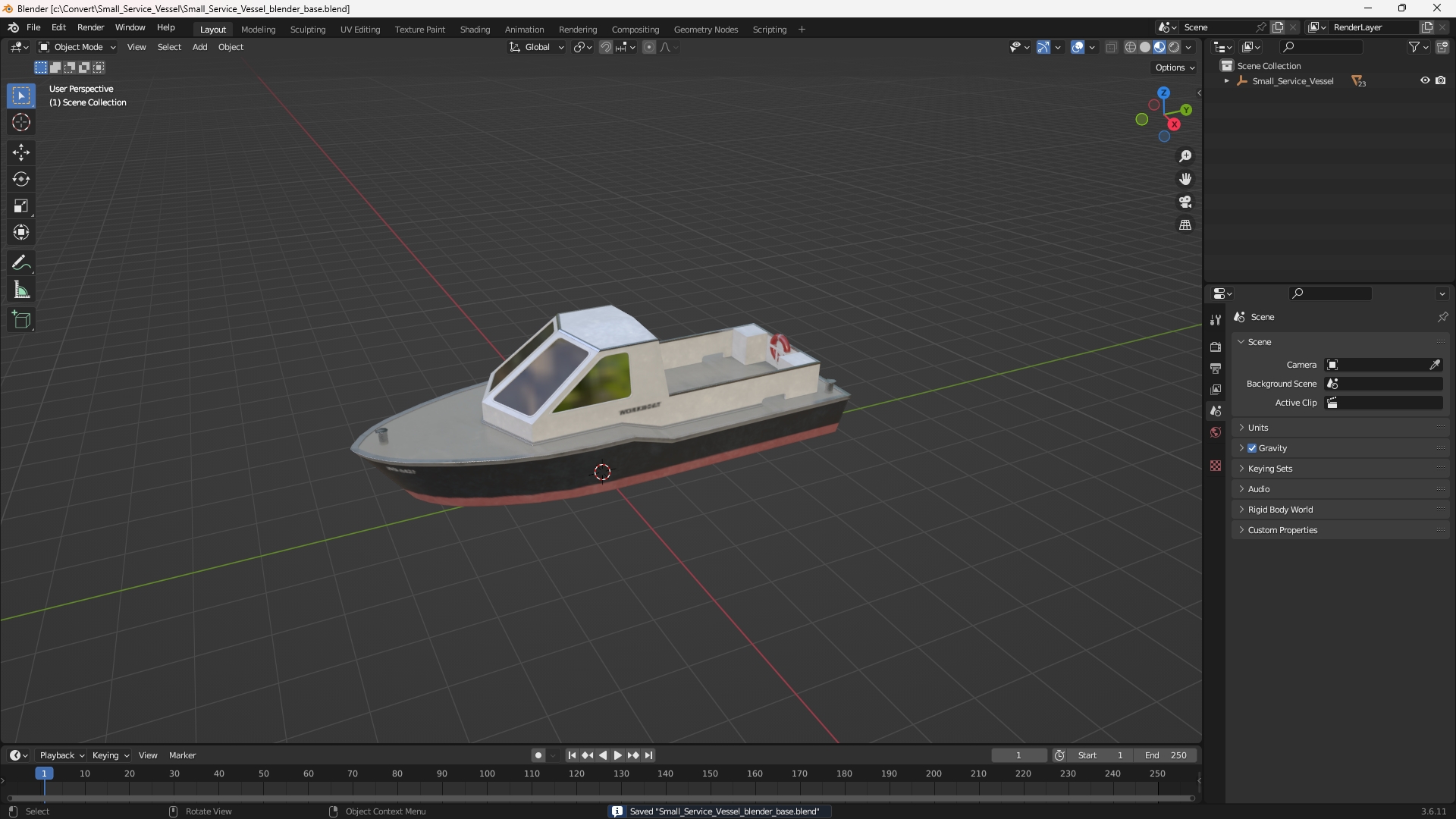 Small Service Vessel - view 10