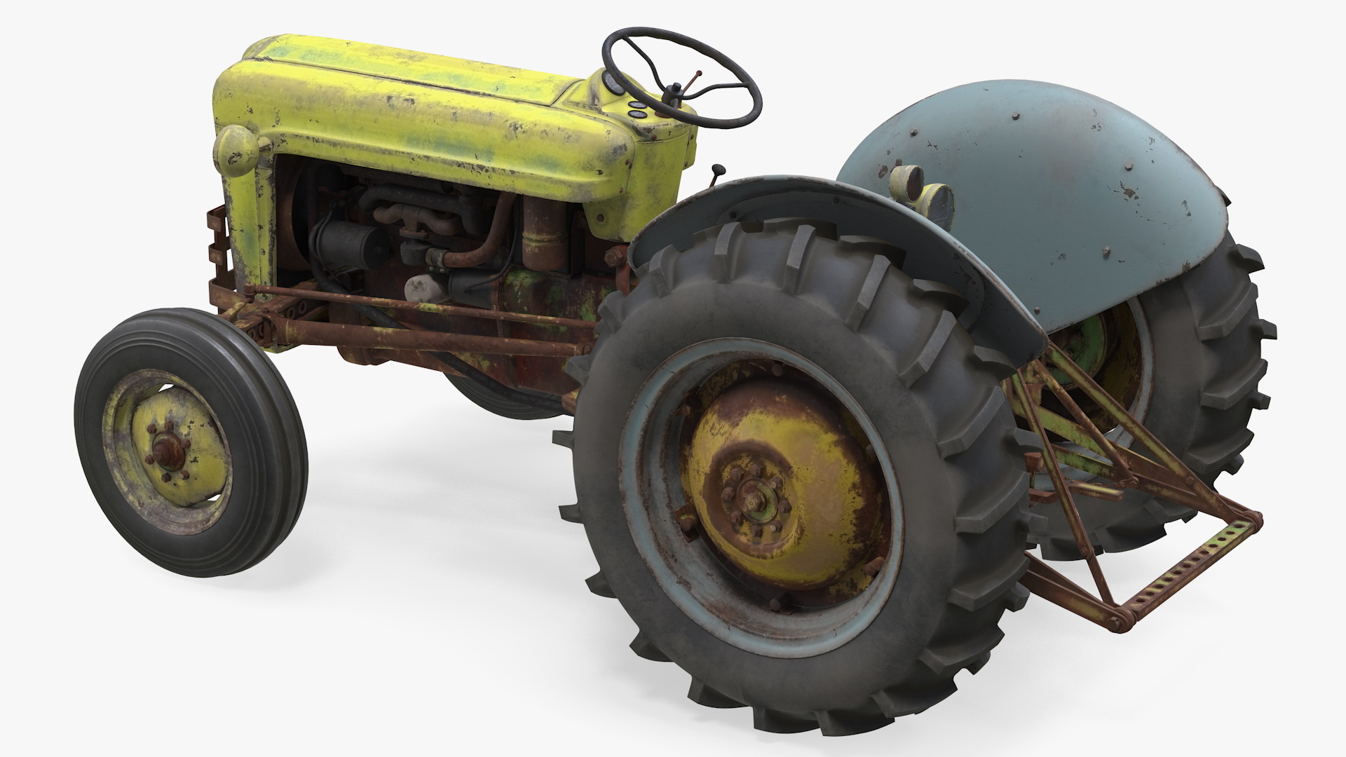 Old Vintage Tractor Generic 3D
