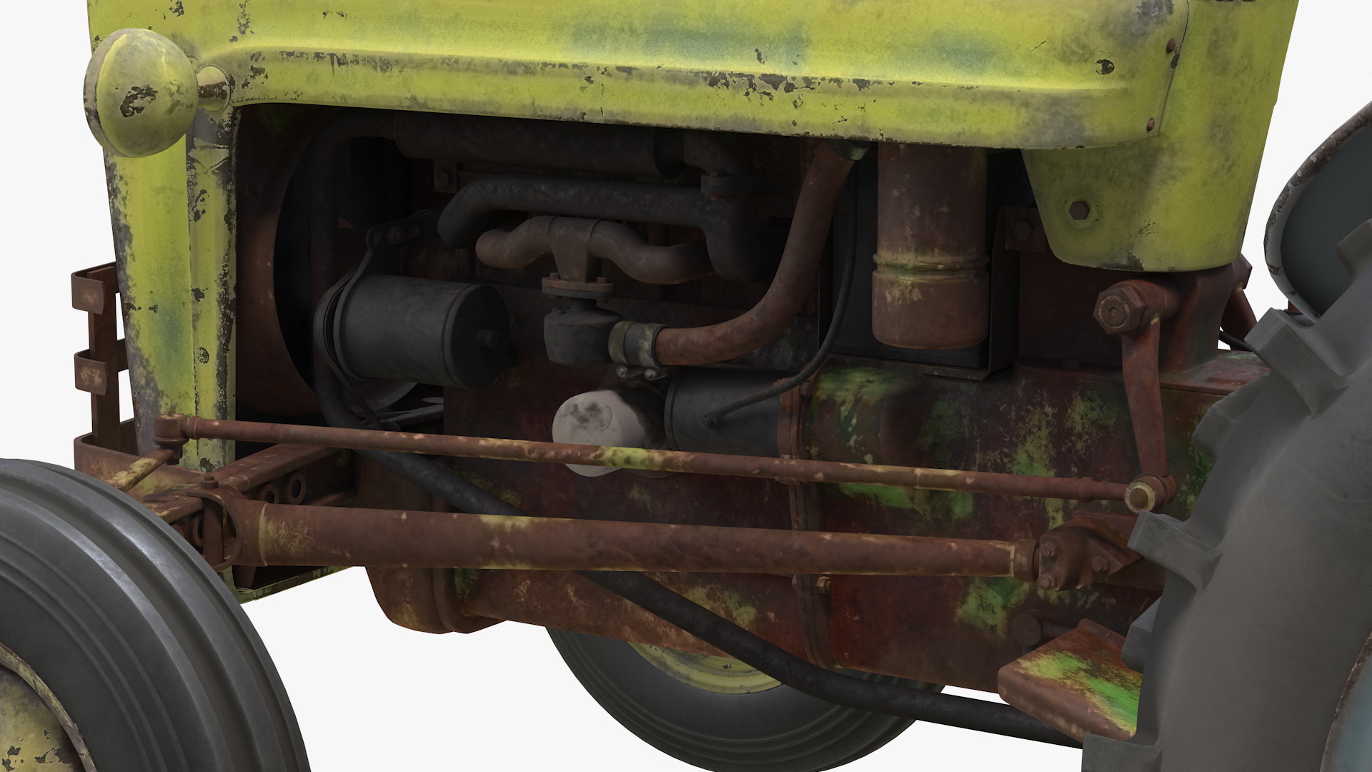 Old Vintage Tractor Generic 3D