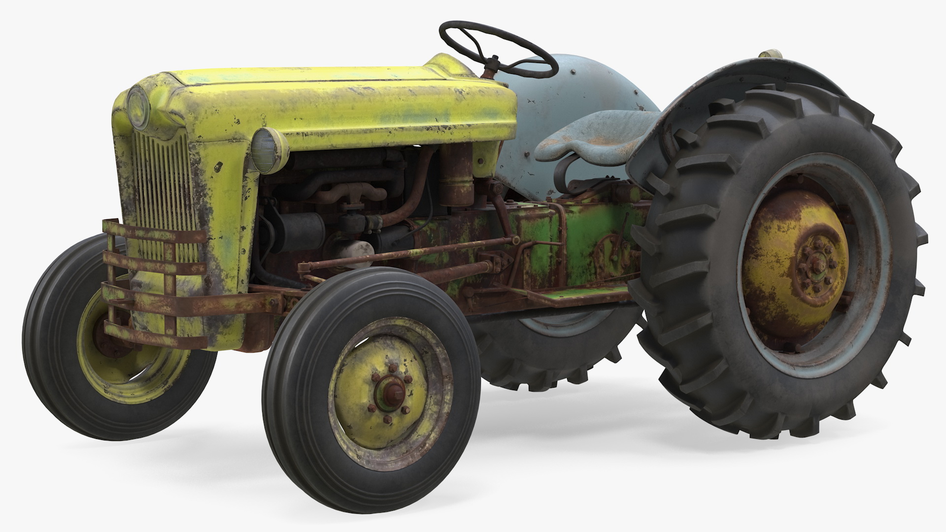 Old Vintage Tractor Generic 3D