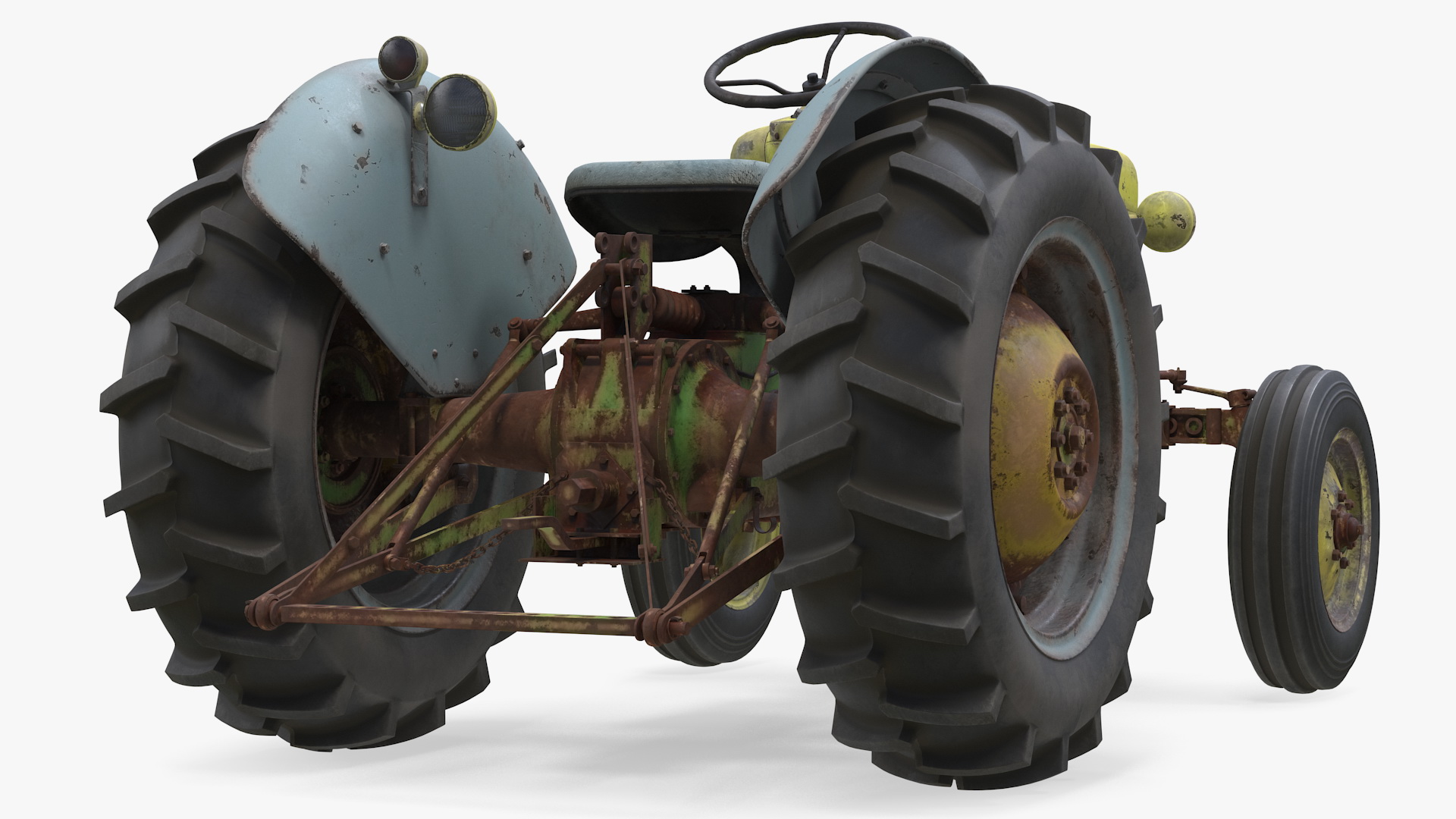 Old Vintage Tractor Generic 3D