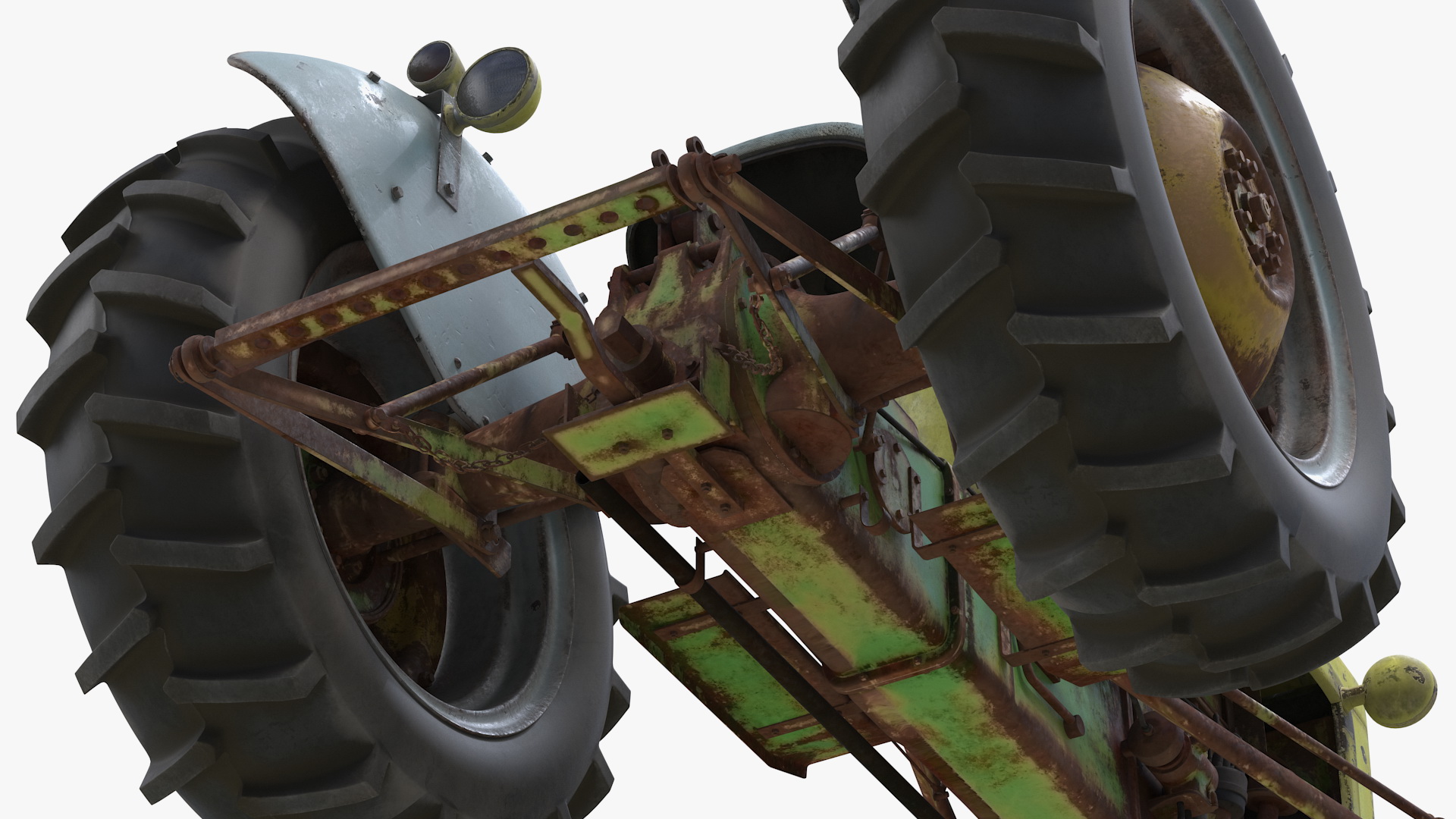 Old Vintage Tractor Generic 3D