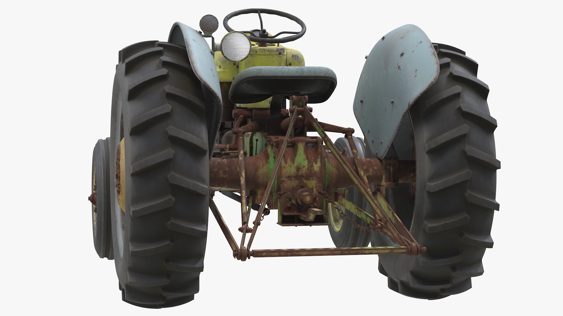 Old Vintage Tractor Generic 3D