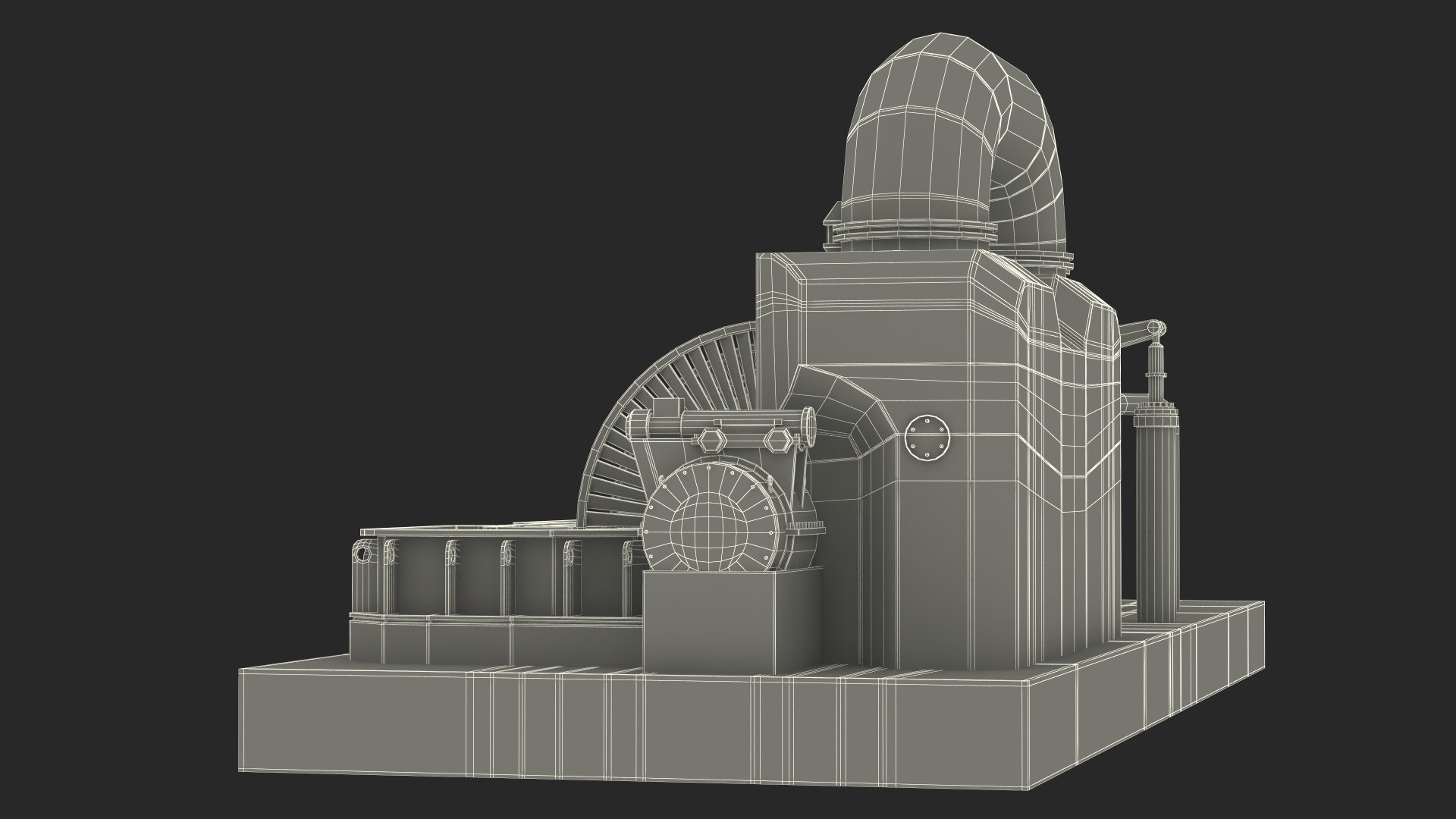 3D Steam Turbine model