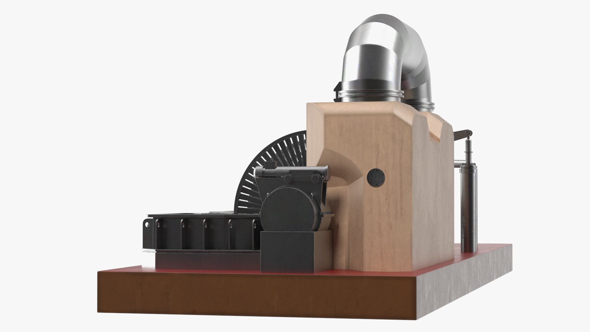 3D Steam Turbine model