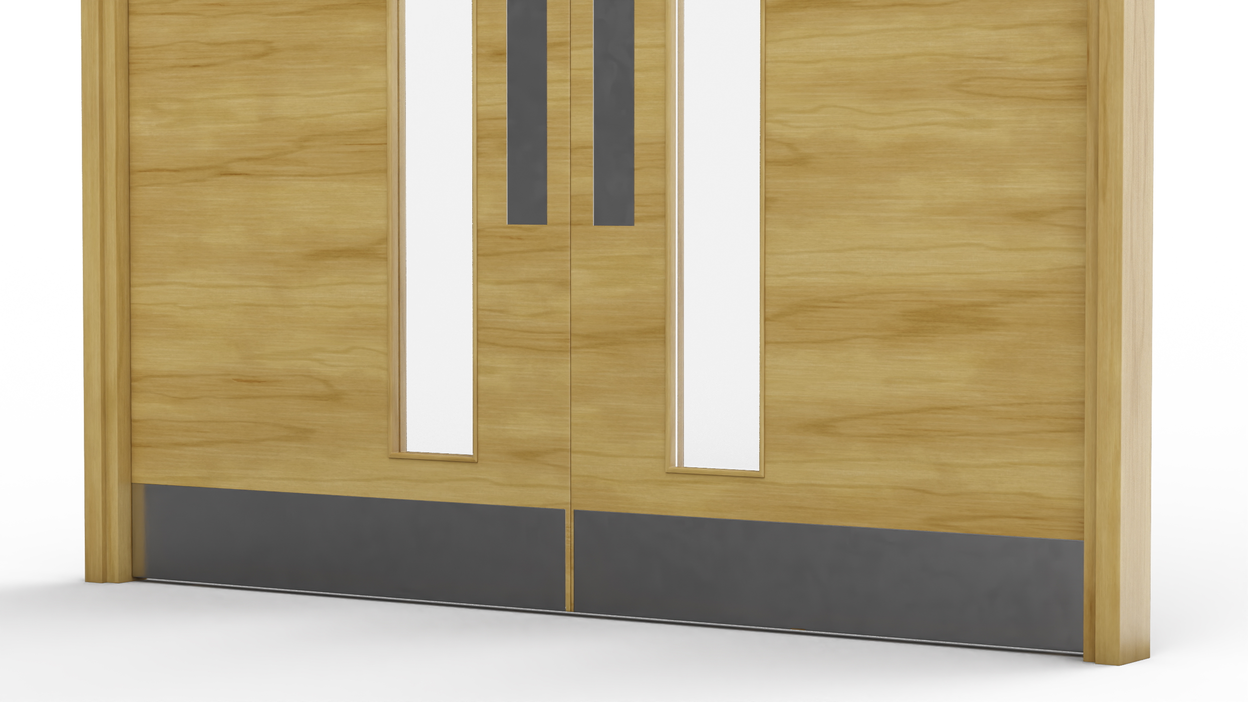 Wooden Fire Doors 3D