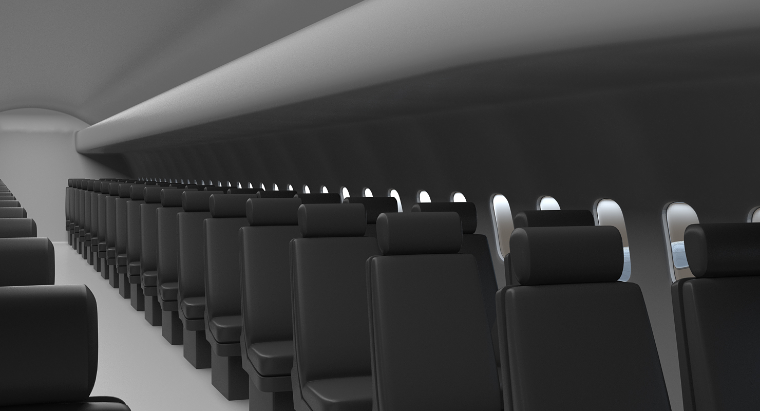 Boeing 727 200 Generic Rigged 3D model