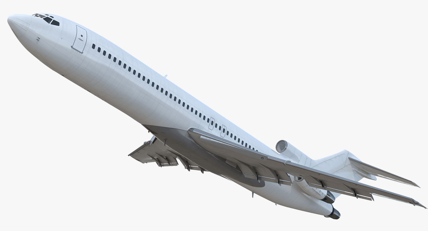 Boeing 727 200 Generic Rigged 3D model