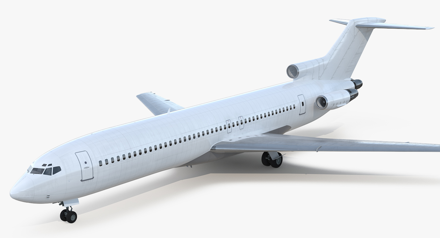 Boeing 727 200 Generic Rigged 3D model