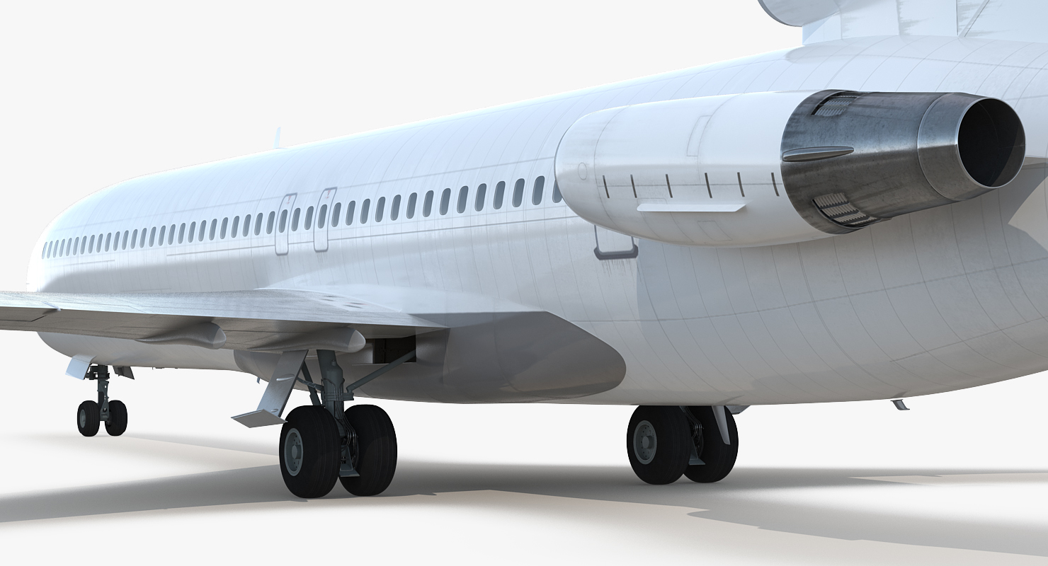 Boeing 727 200 Generic Rigged 3D model