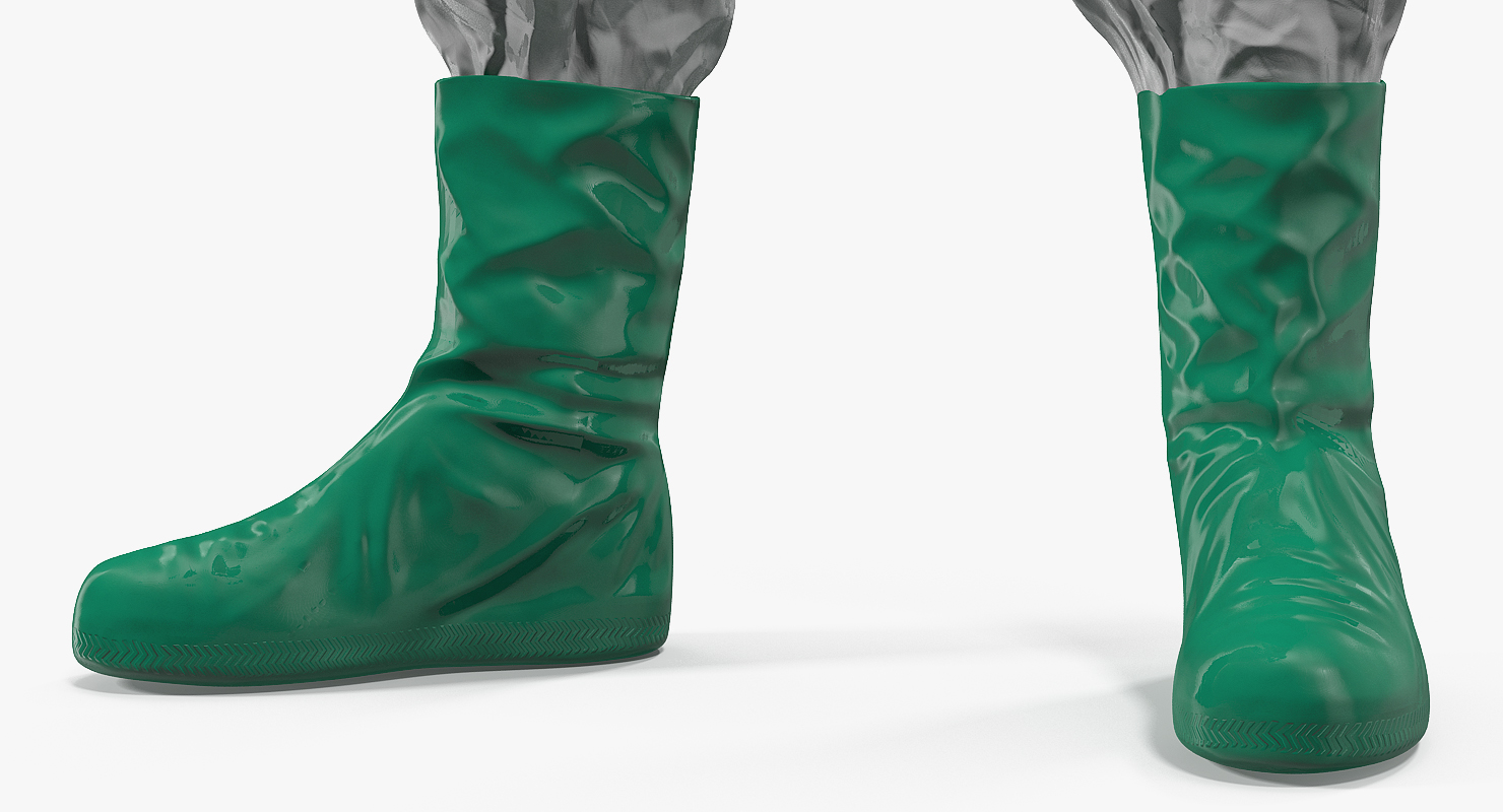 3D model Ecological Worker with Notepad