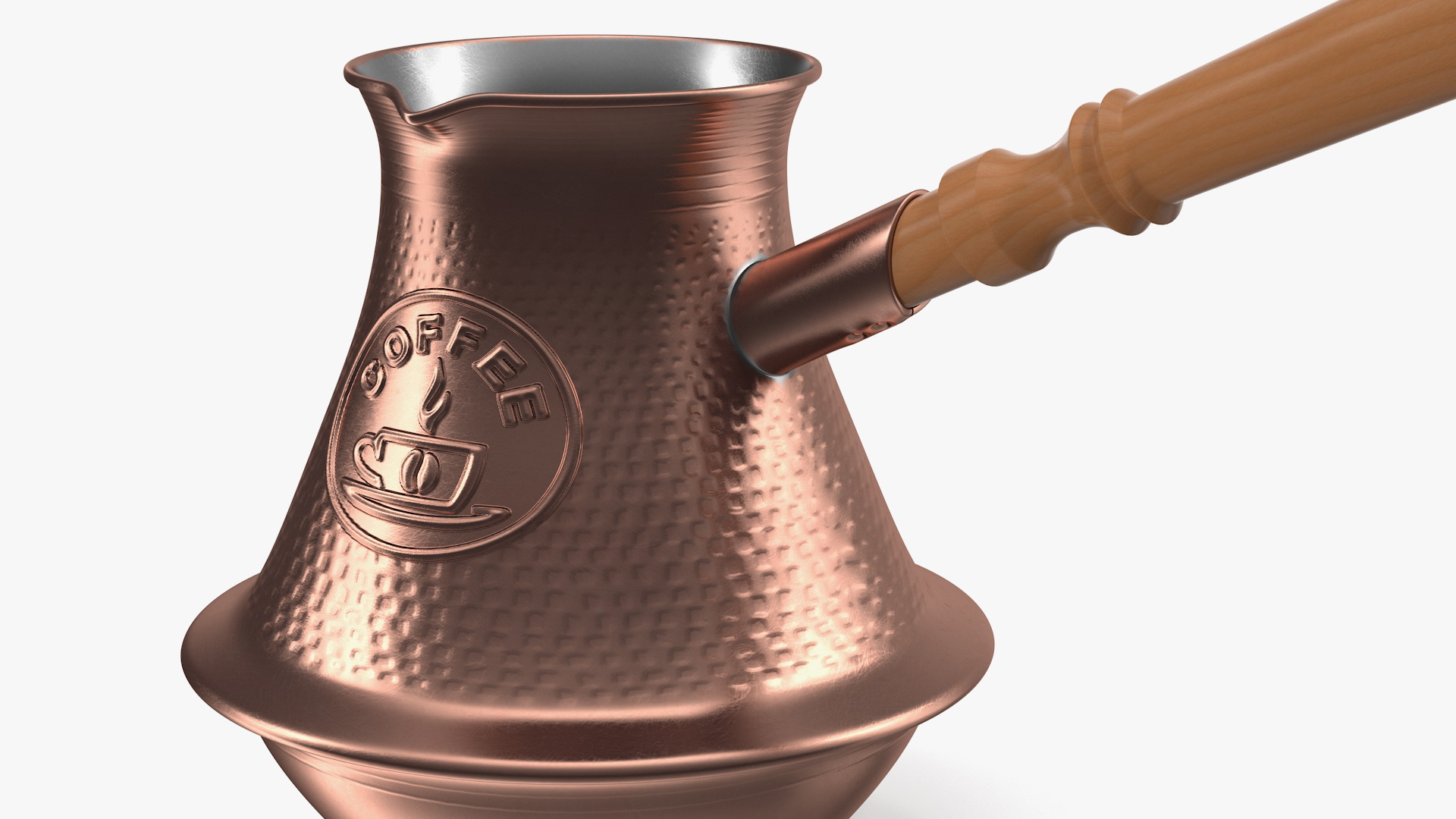 3D model Copper Turkish Coffee Pot