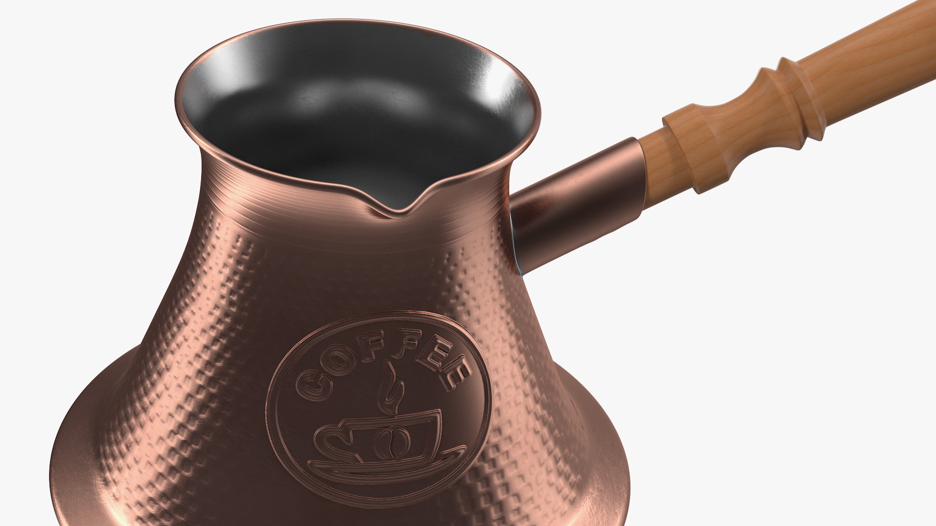 3D model Copper Turkish Coffee Pot