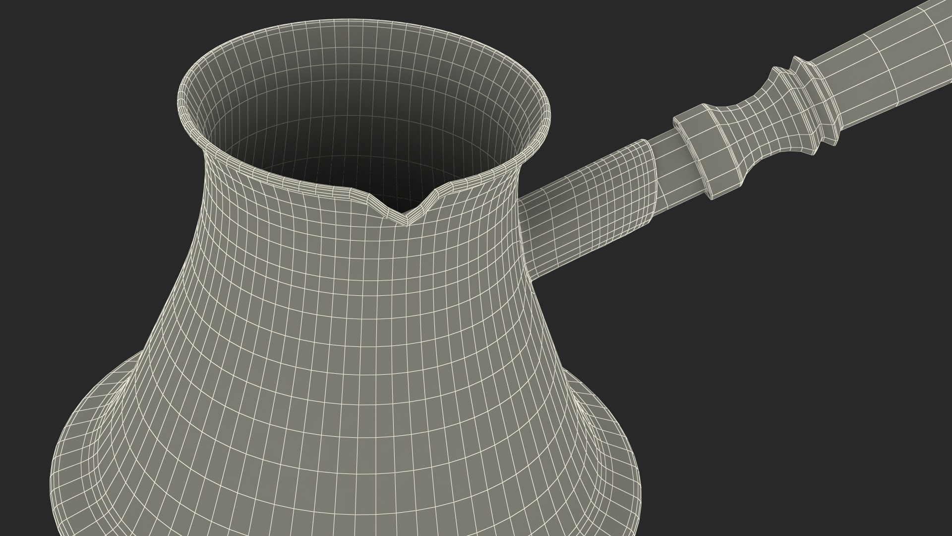3D model Copper Turkish Coffee Pot