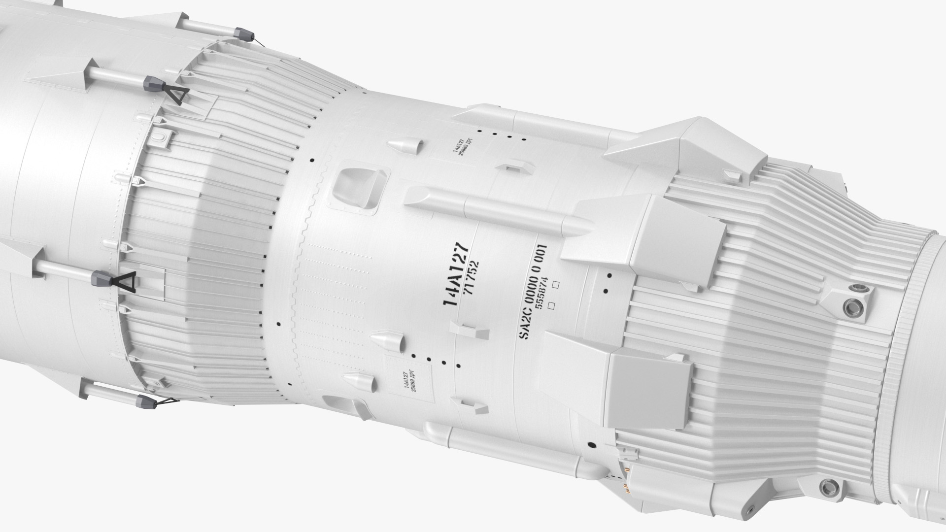 3D Angara Rocket model