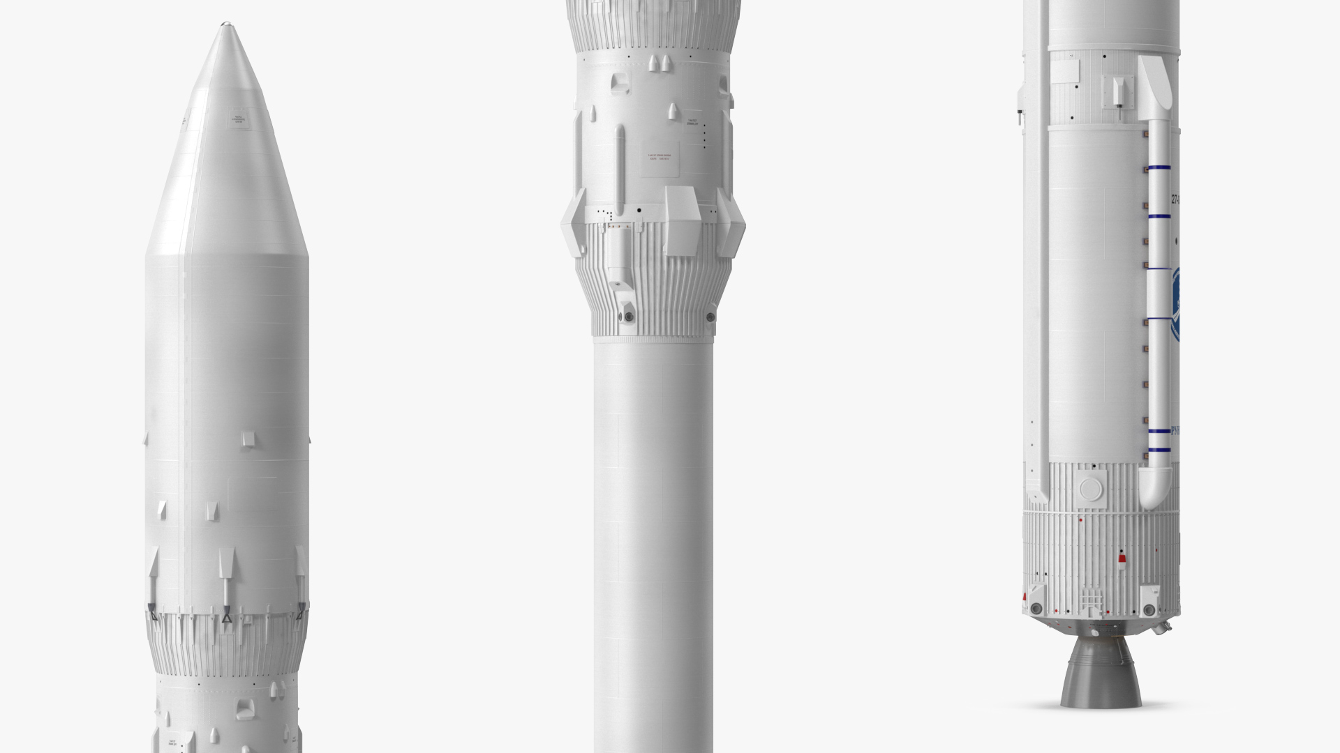 3D Angara Rocket model