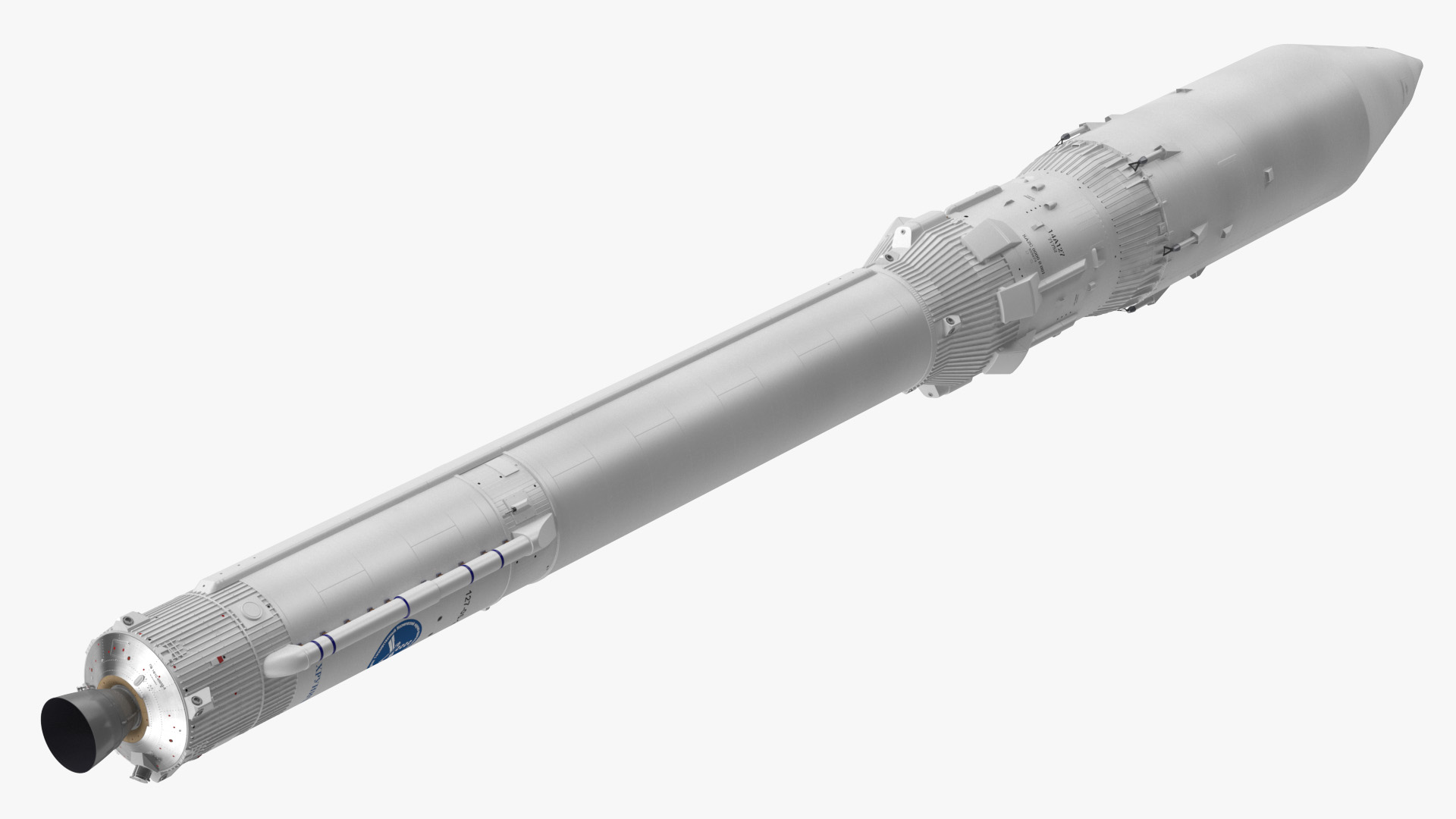 3D Angara Rocket model