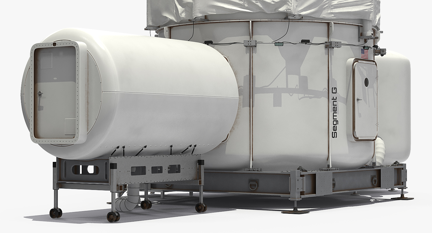 3D NASA Deep Space Habitat model