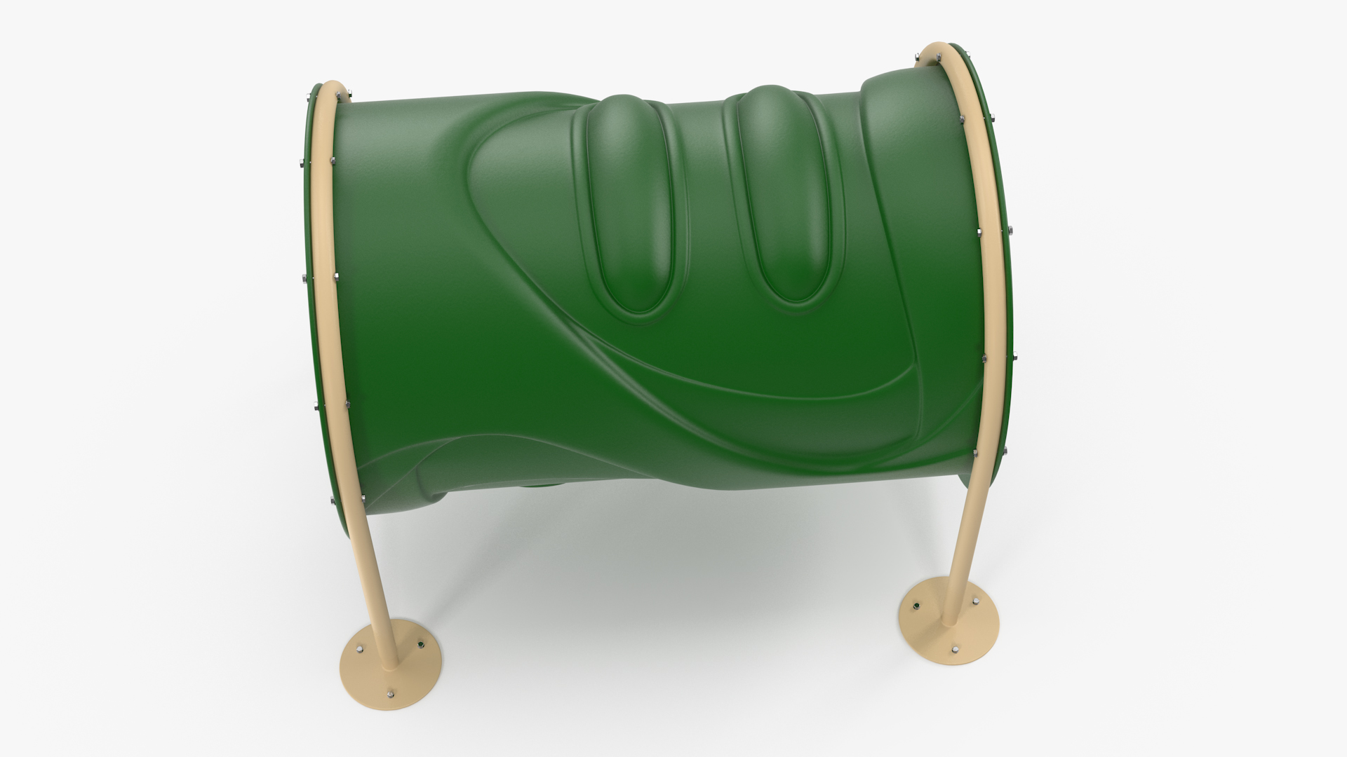 3D model Dog Park Tunnel Run Green